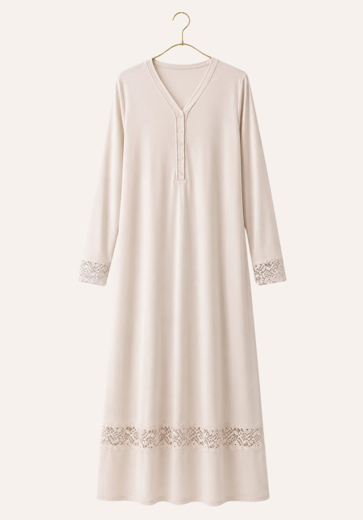Maternal Long Sleeve Long Gown