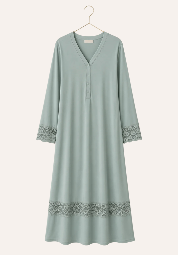 Maternal Long Sleeve Long Gown