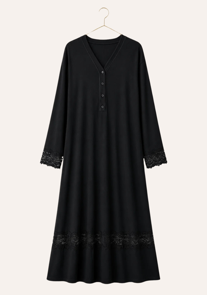 Maternal Long Sleeve Long Gown