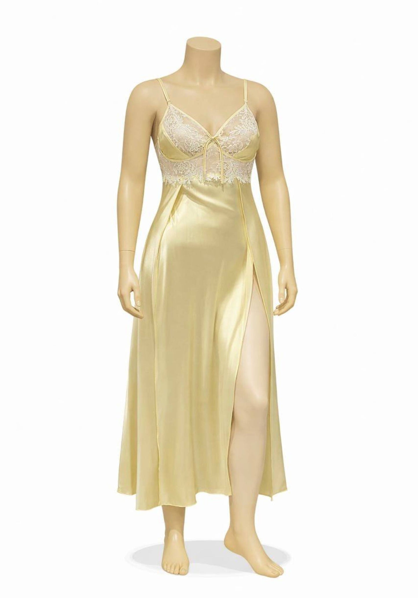 Satin Long Night Gown