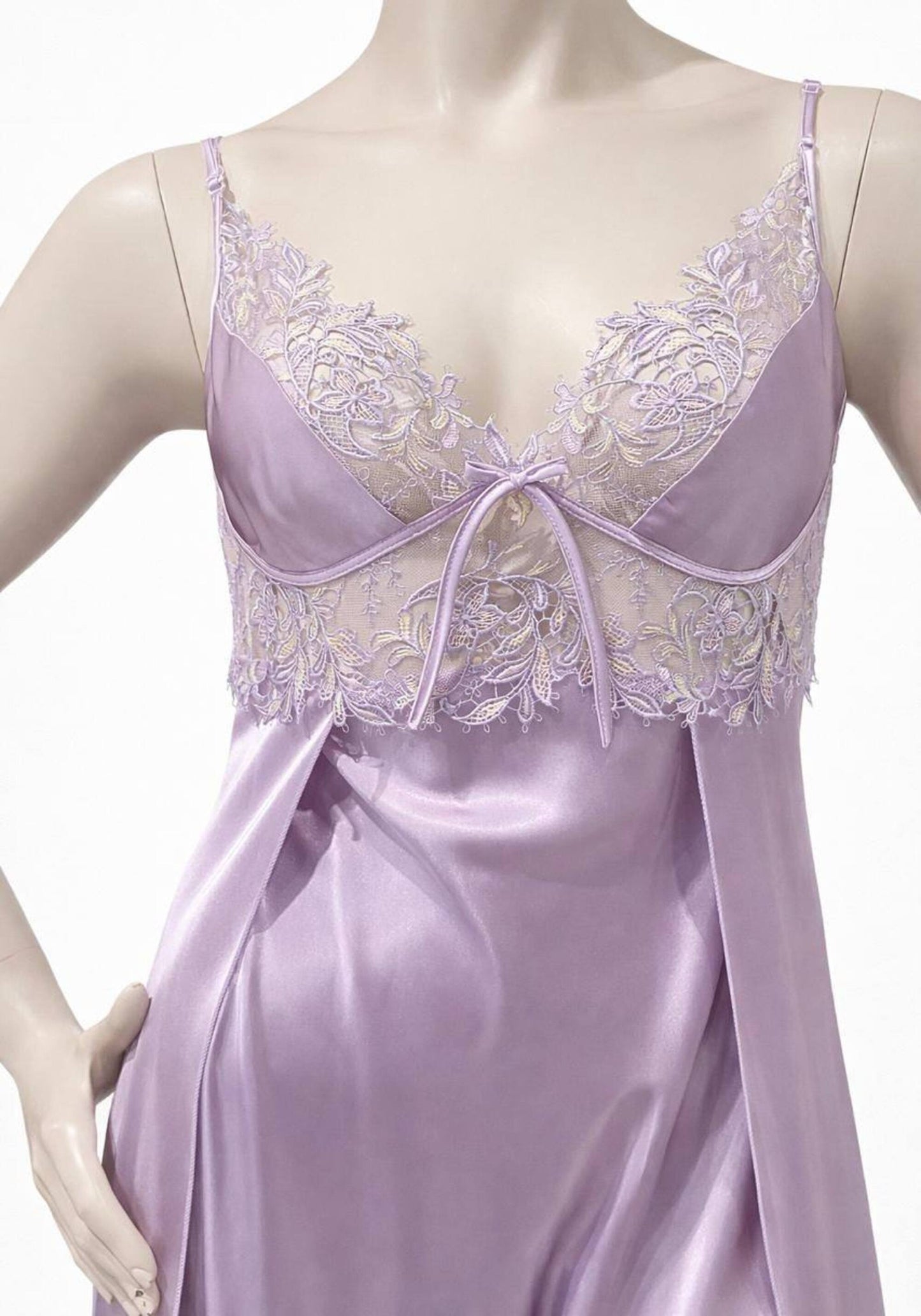 Satin Long Night Gown