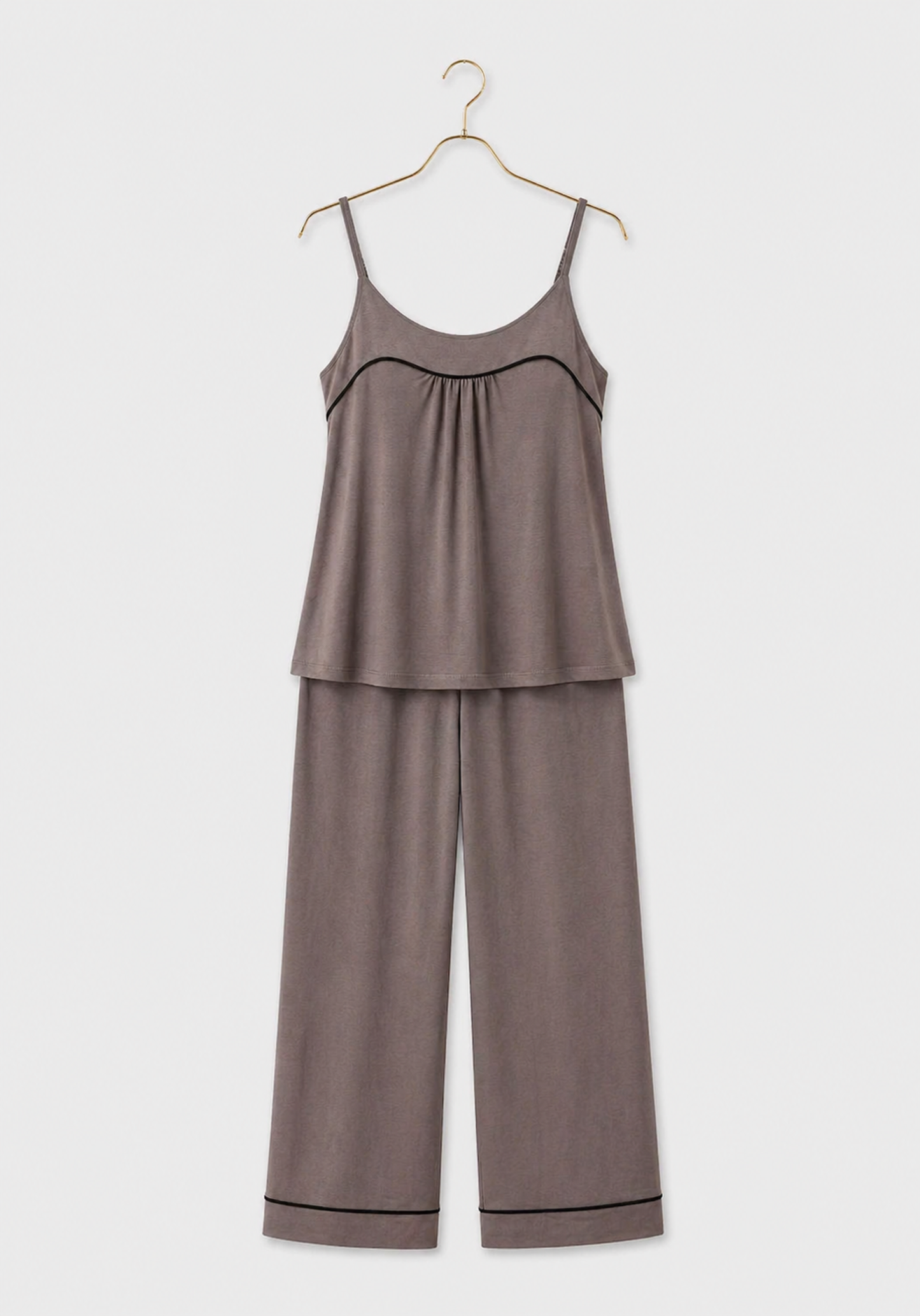 Plain Comfortable Viscose Lycra Shoulder Strap Soft Pajamas