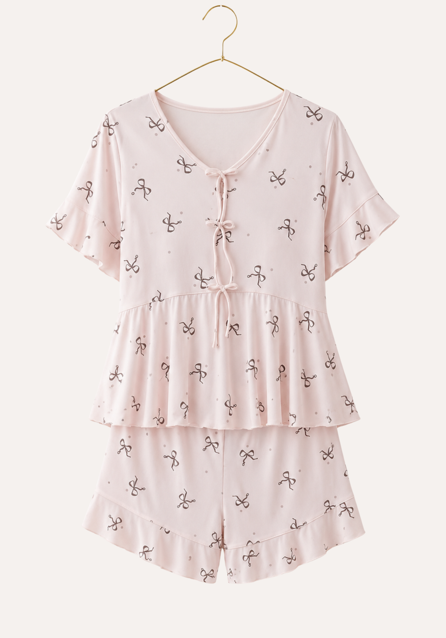 Short Sleeve Top And Short Set