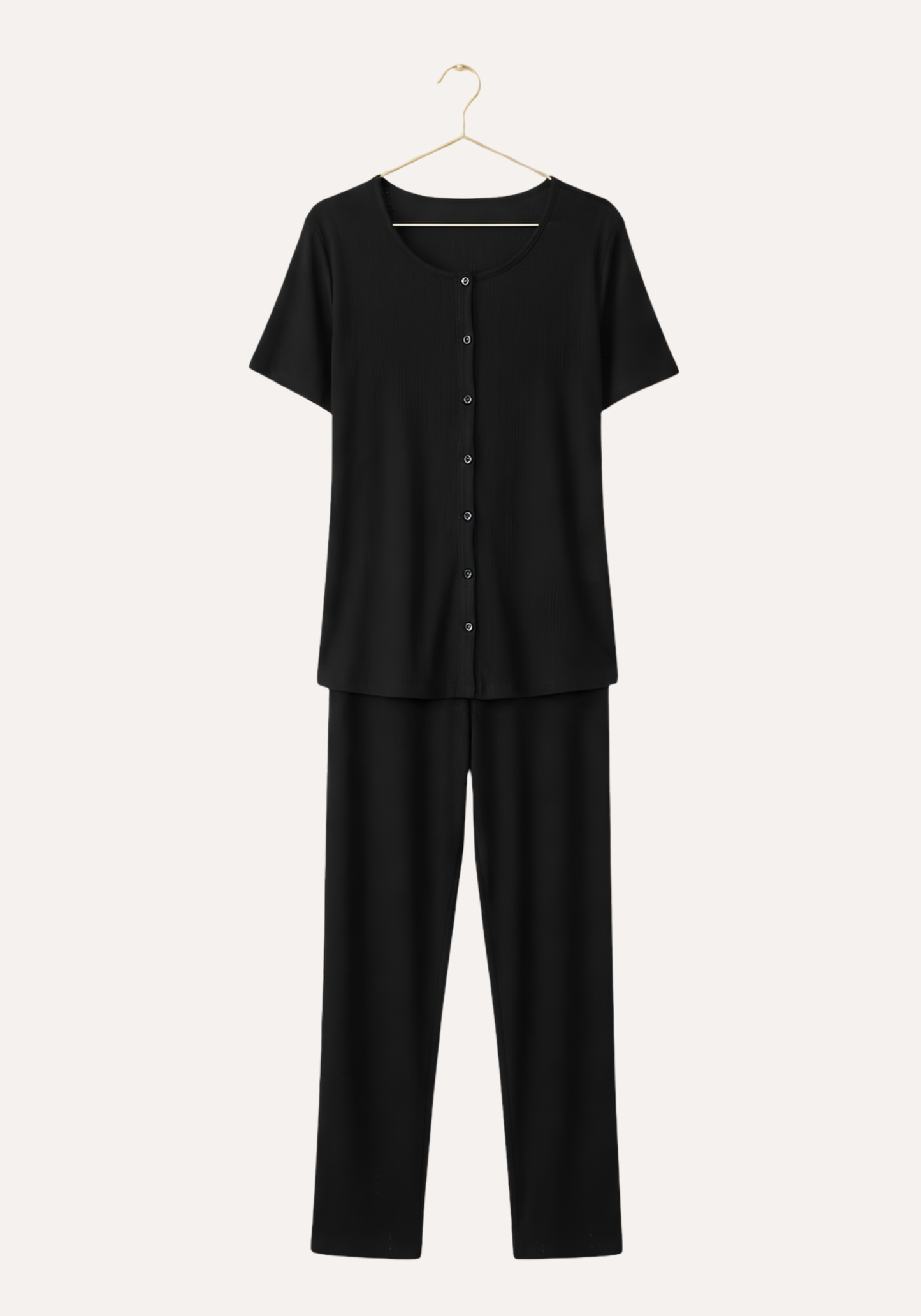 Cotton Button Short Sleeve Pajama