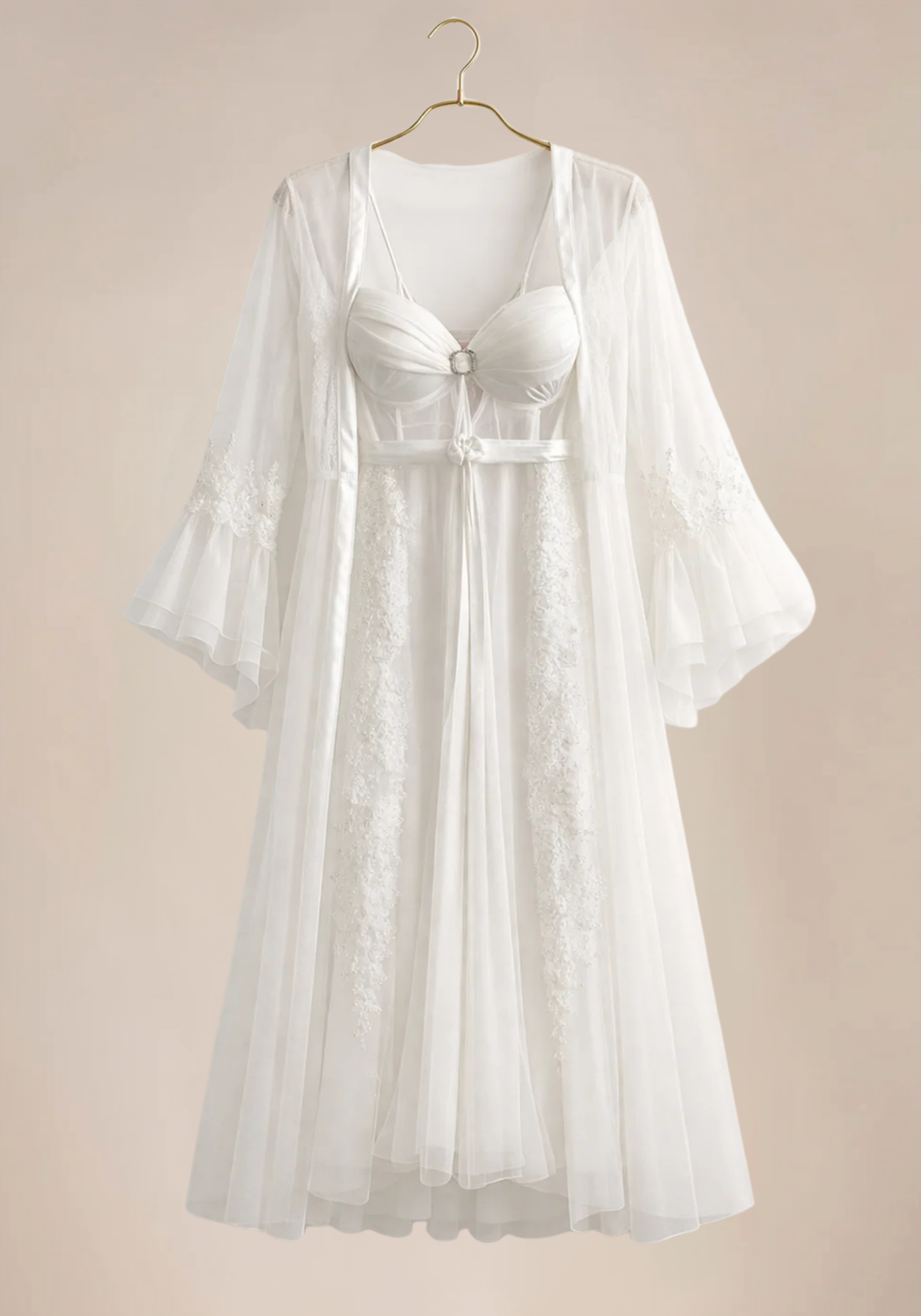 Bridal Long Gown Set