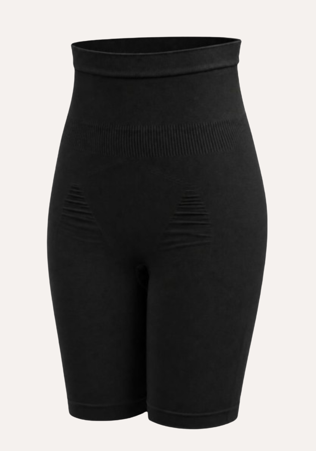 Hi-Waist Long Short Silicone Aided Shaper With Sculpting Contours