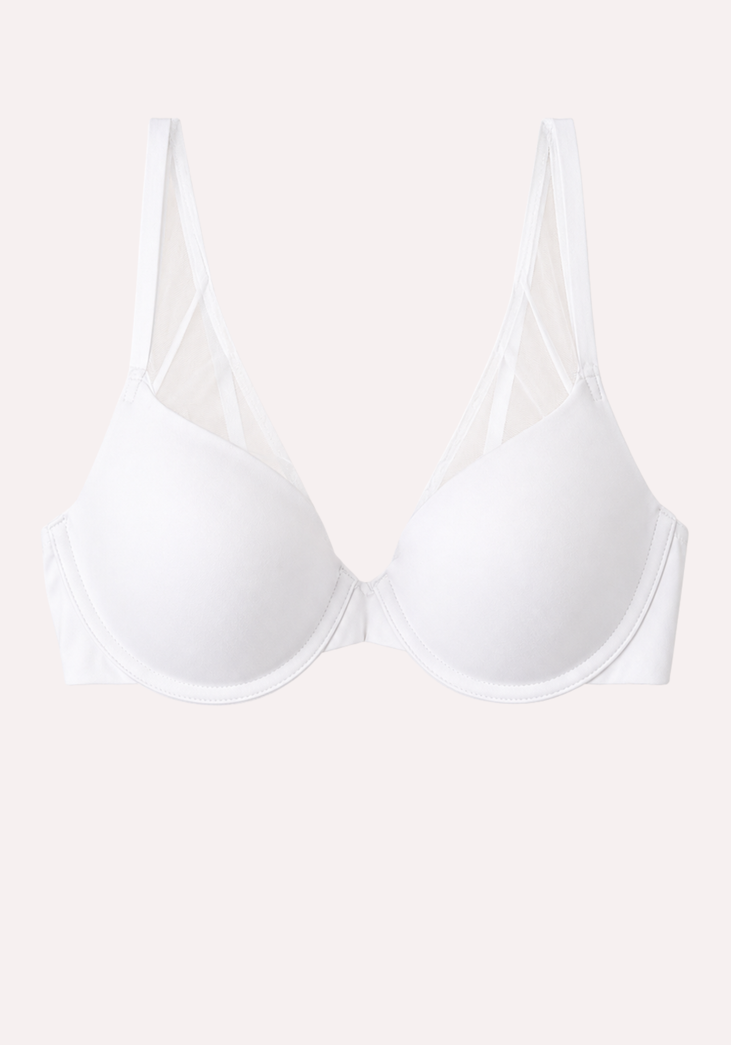 Hollow Breast Tulle Bra