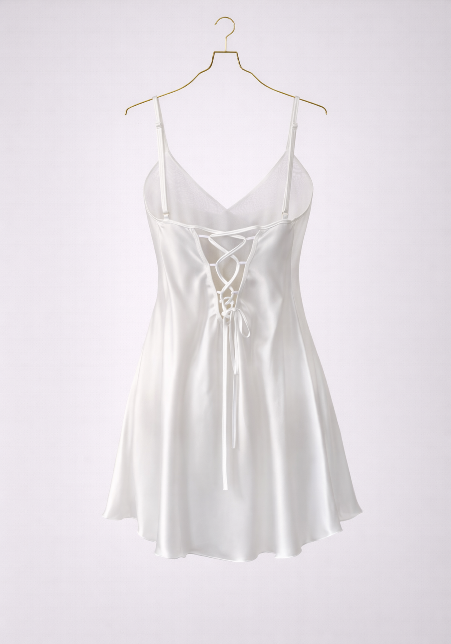 Bridal Schiffon Satin Short Robe Set