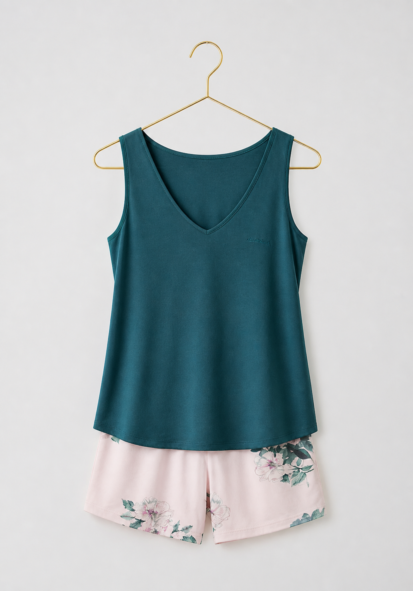 Short Set: Sleeveless Top And Shorts (Viscose Lycra)