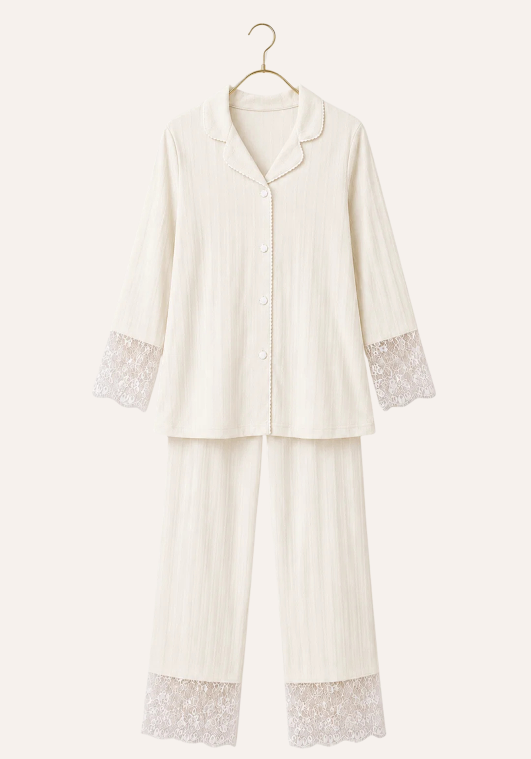 Maternal 4 Pieces Set: Bralet And Pants And Long Sleeves Short Robe And Headband