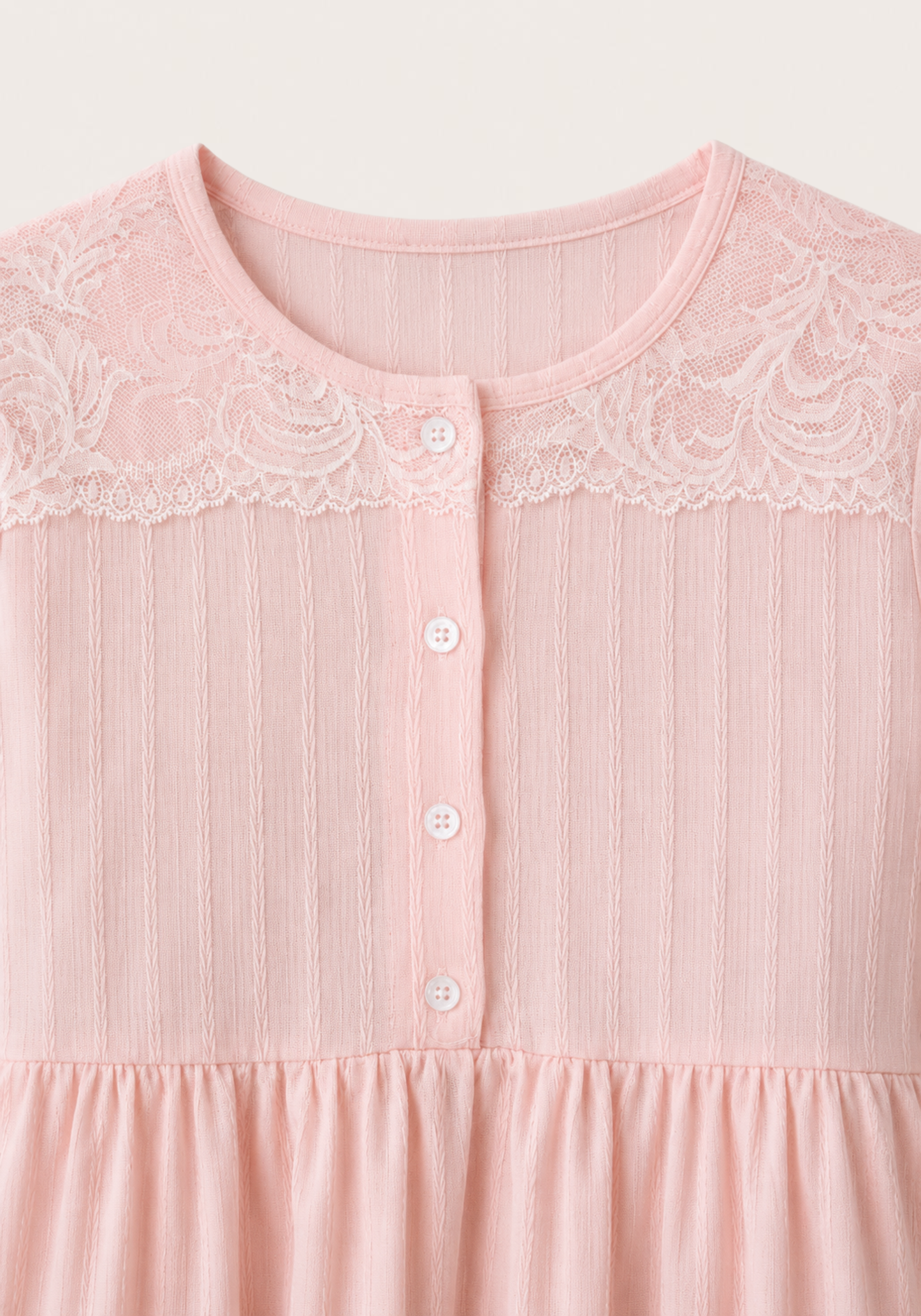 Maternal 3 Pieces Set: Pajamas With Long Robe