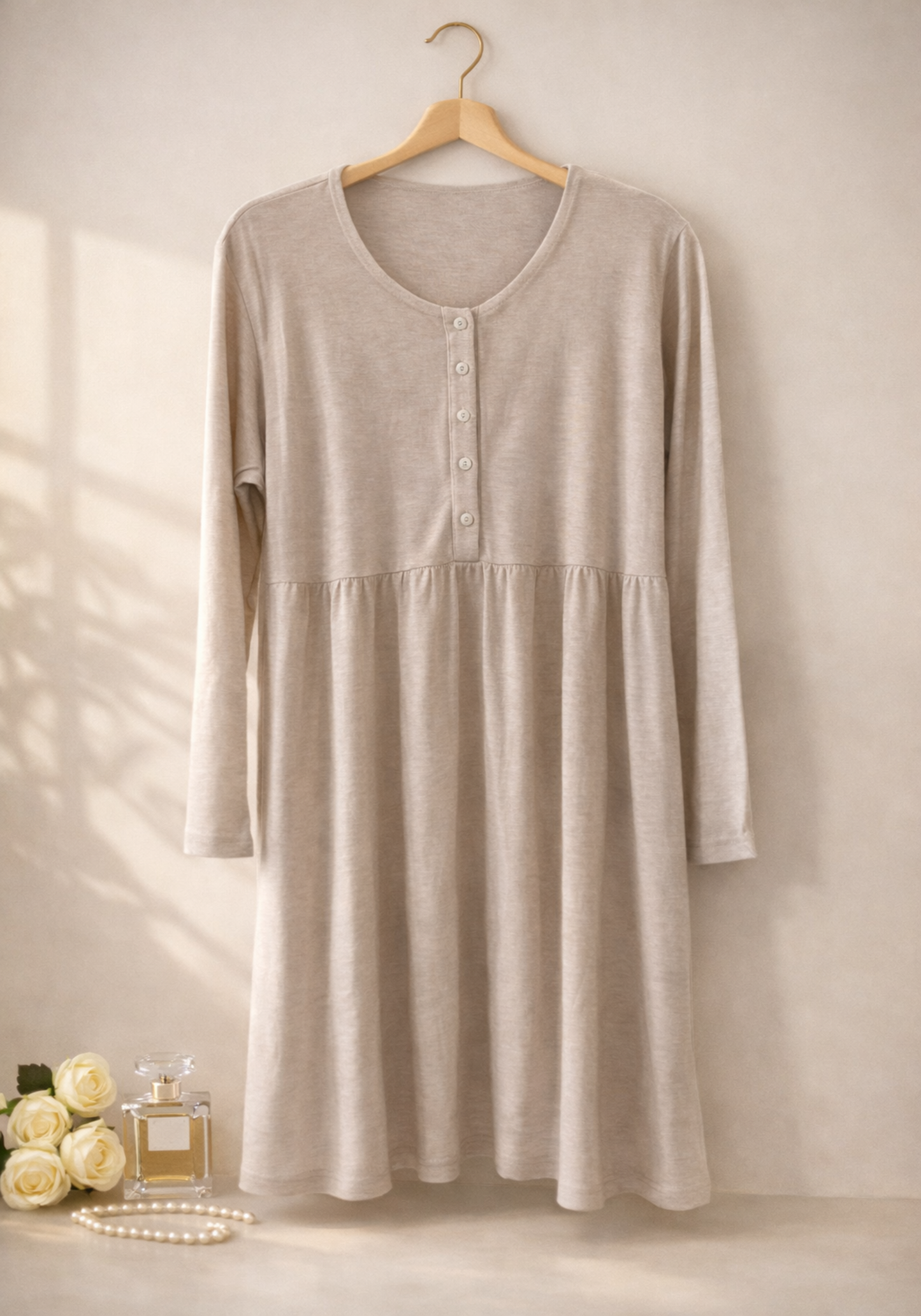 Maternal Long Sleeve Robe Set