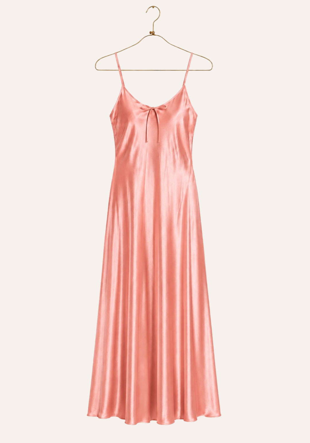 Shoulder Strap Plain Long Nighty
