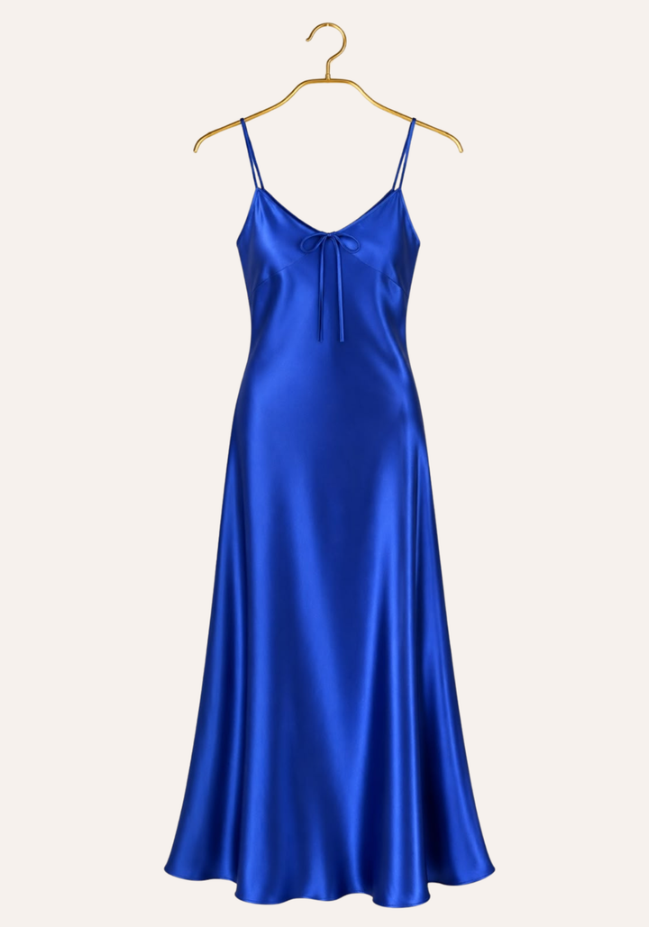 Shoulder Strap Plain Long Nighty