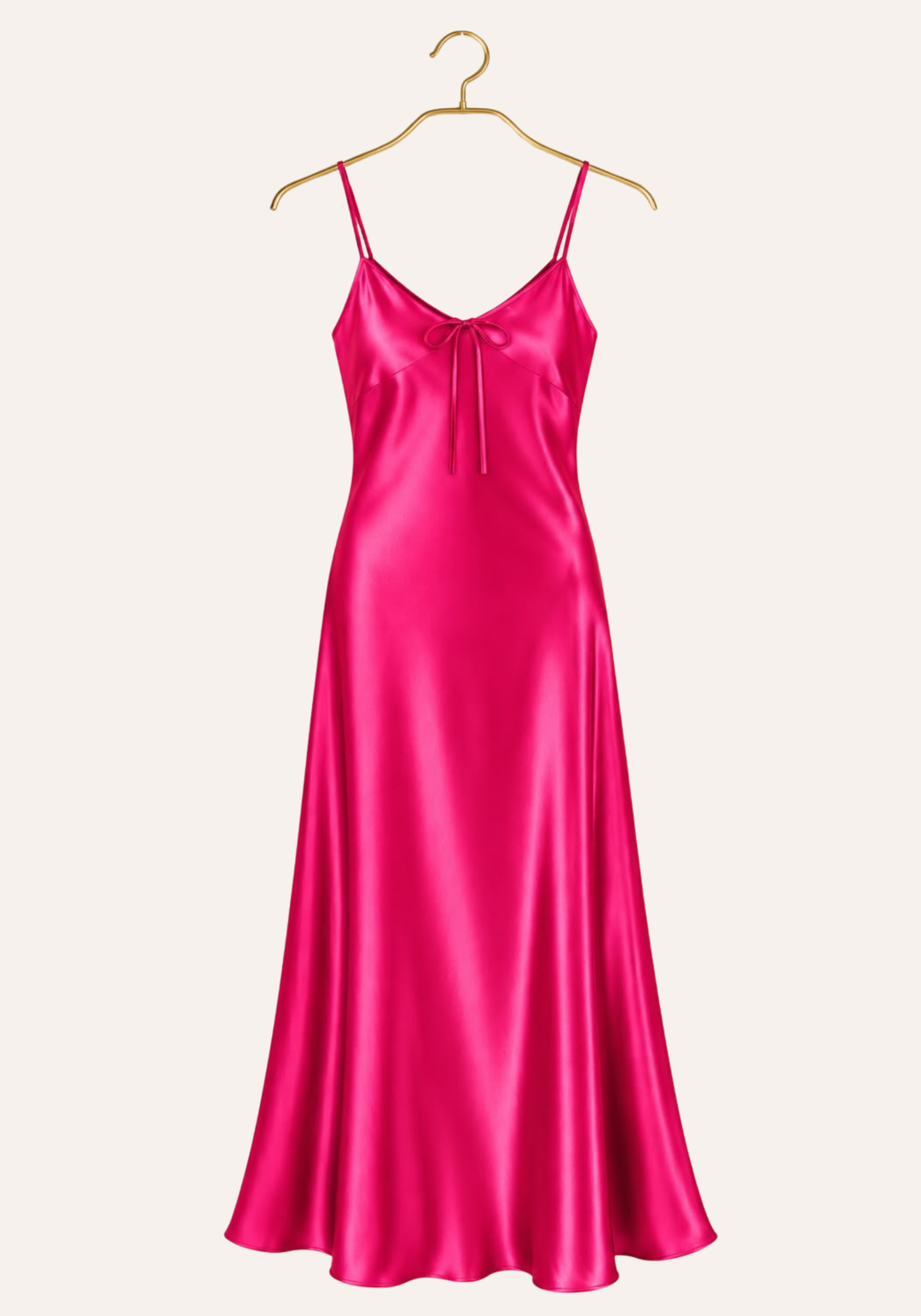 Shoulder Strap Plain Long Nighty