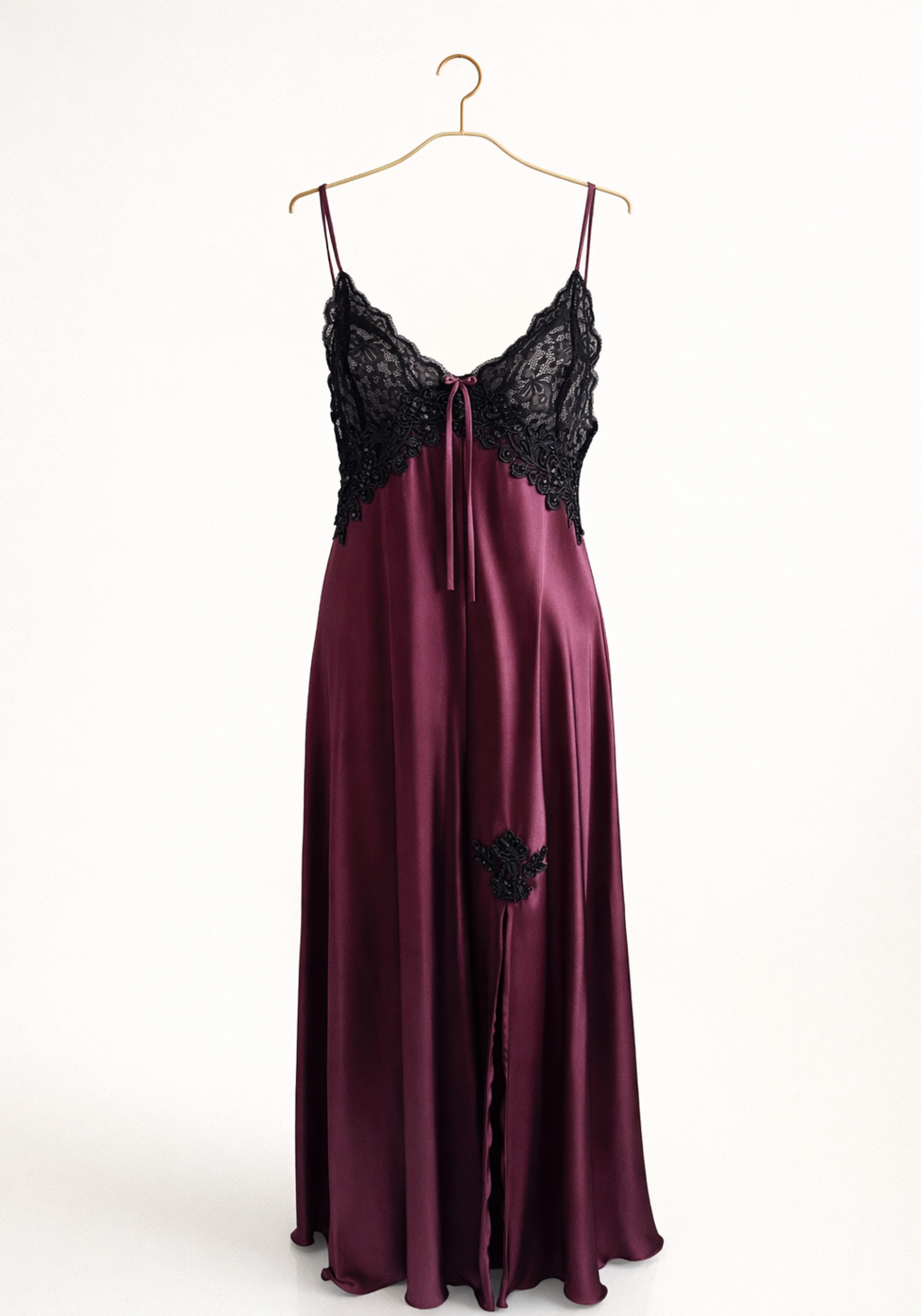 Satin Shoulder Strap Night Gown