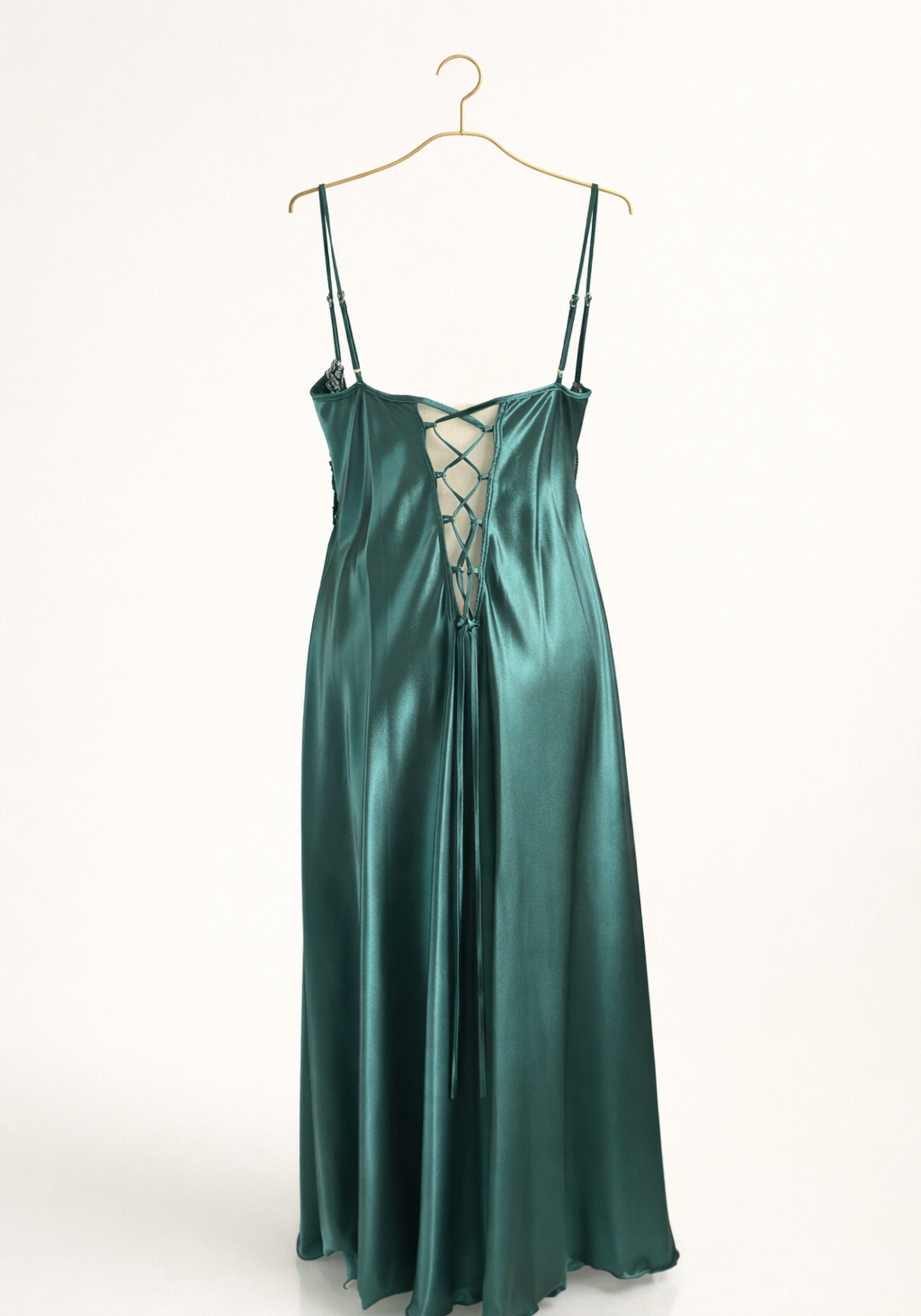 Satin Shoulder Strap Night Gown