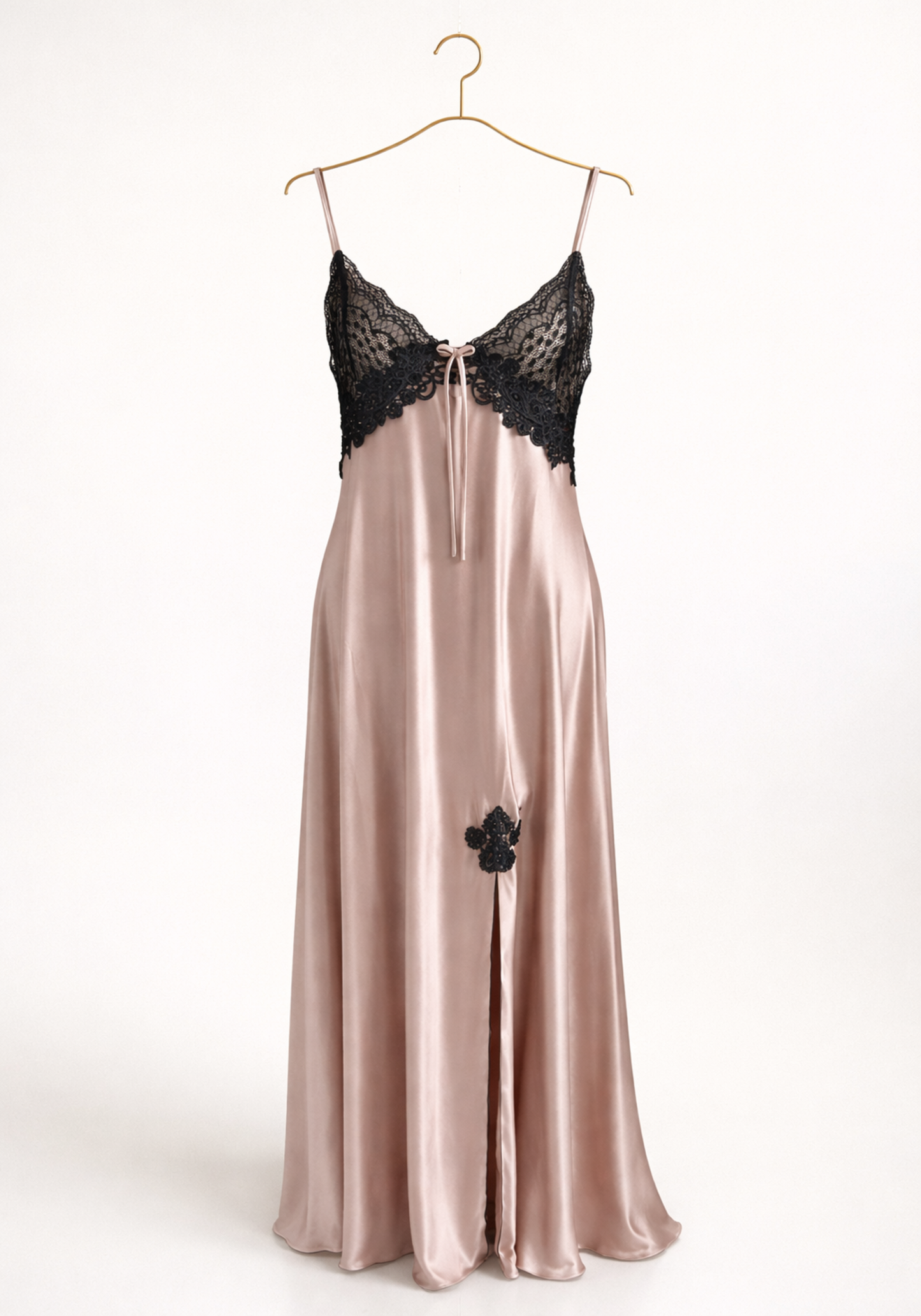 Satin Shoulder Strap Night Gown