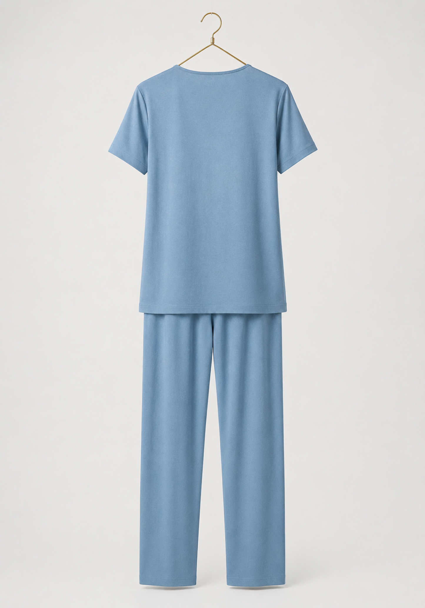 Pajamas: Short Sleeve Top And Pants (Viscose Lycra)
