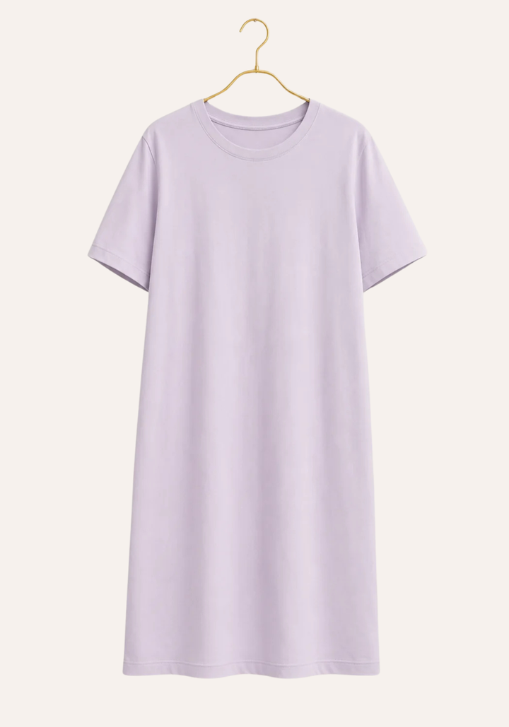 Cotton Pique Plus Size Pocket Short Sleeve Dress