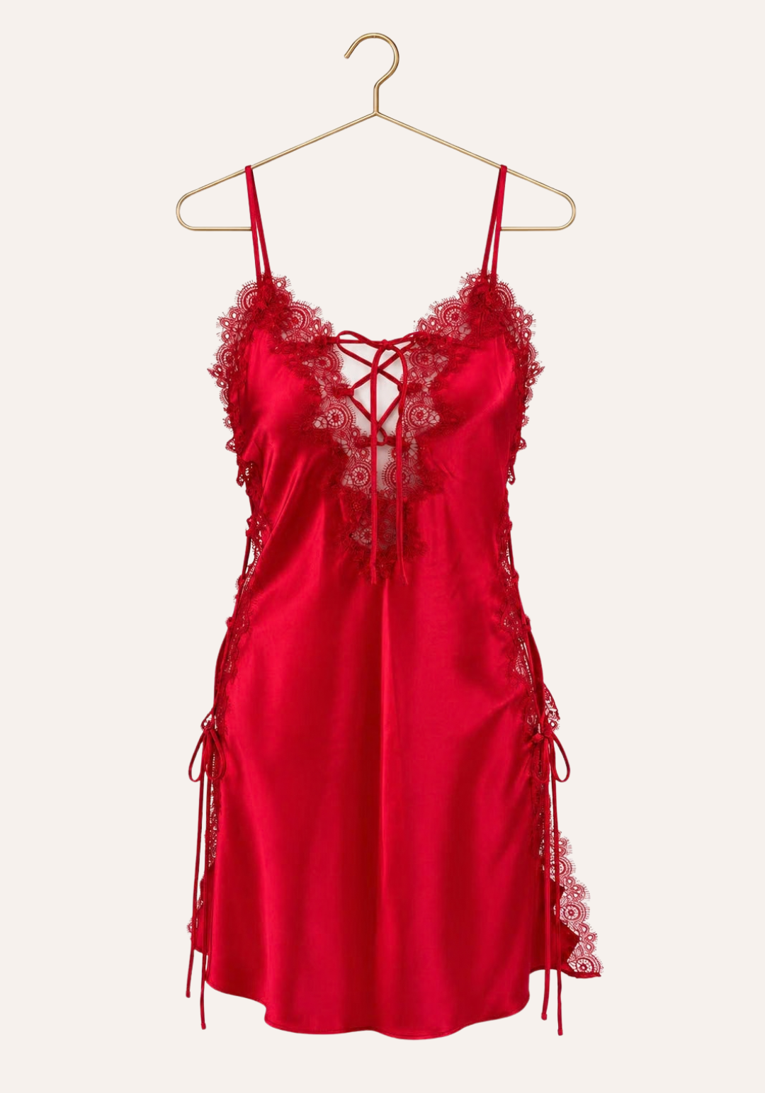 Babydoll Side Dantel Openings