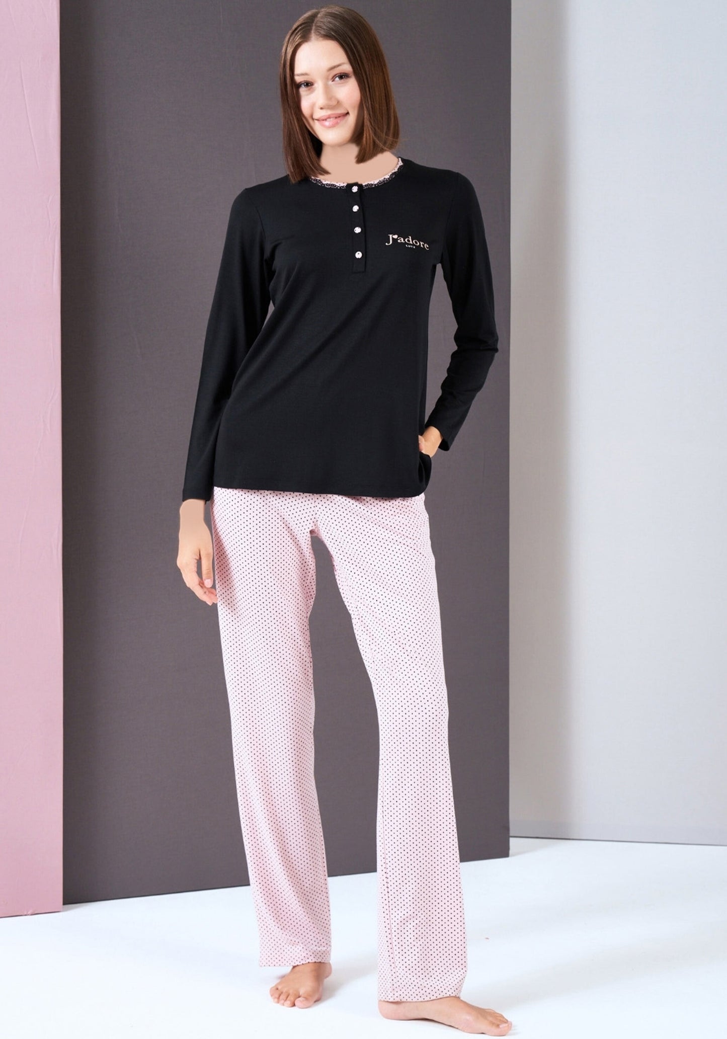 بيجامات بأكمام طويلة من S&amp;L