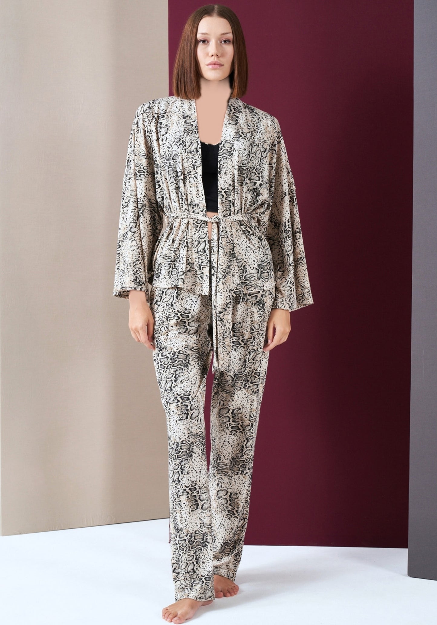 طقم S&amp;L بأكمام طويلة مكون من 3 قطع