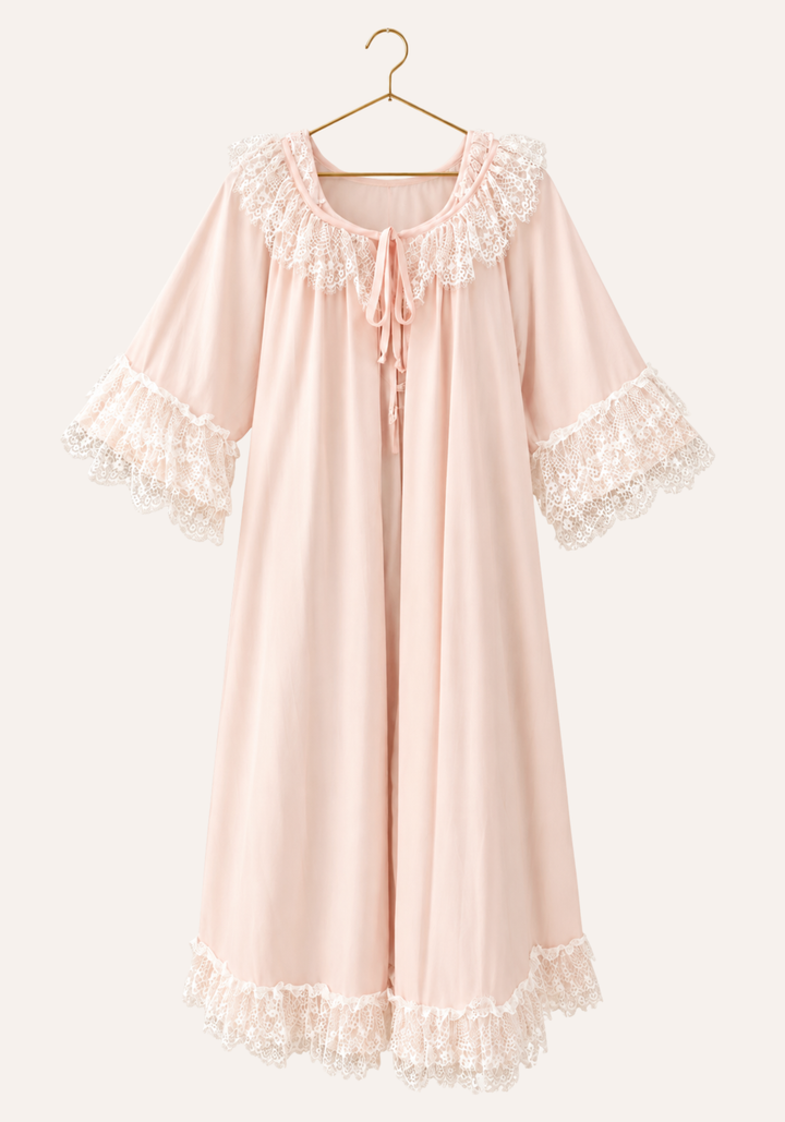 Sleeveless Midi Button Front Nighty And Long Sleeves Long Robe