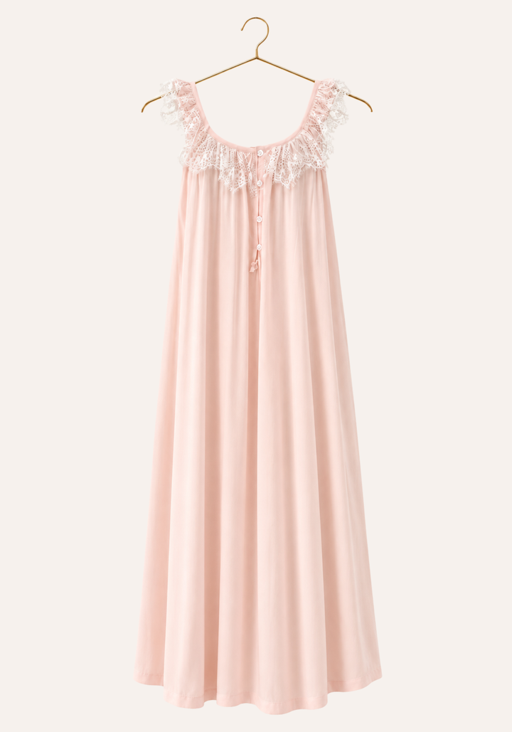 Sleeveless Midi Button Front Nighty And Long Sleeves Long Robe