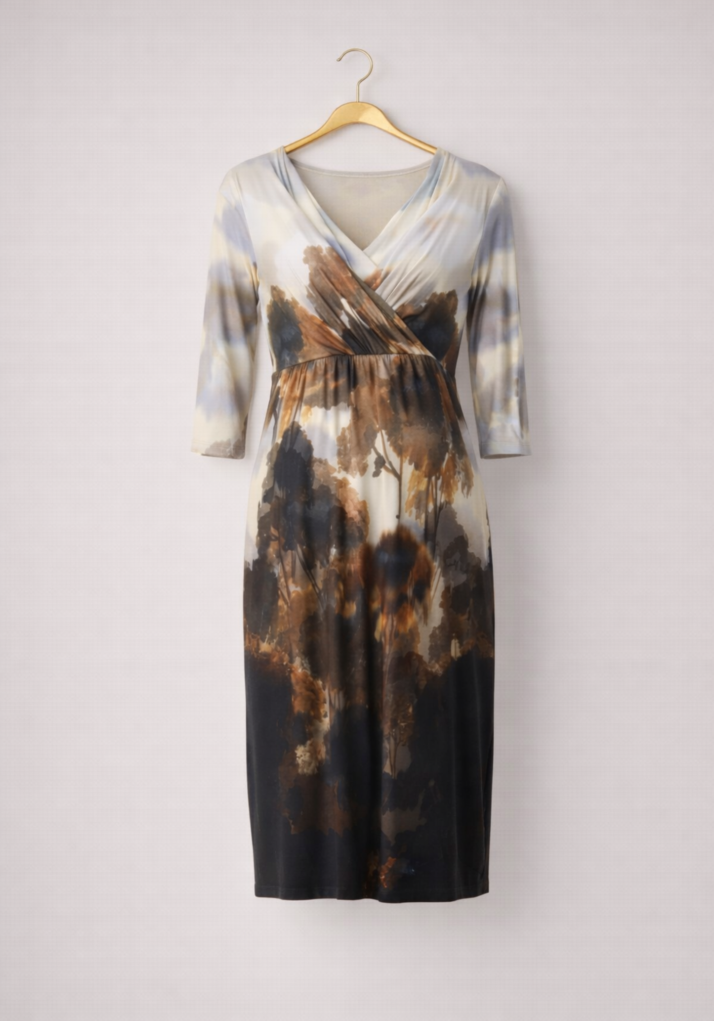 Maternal Printed Long Nighty (Vis Els)