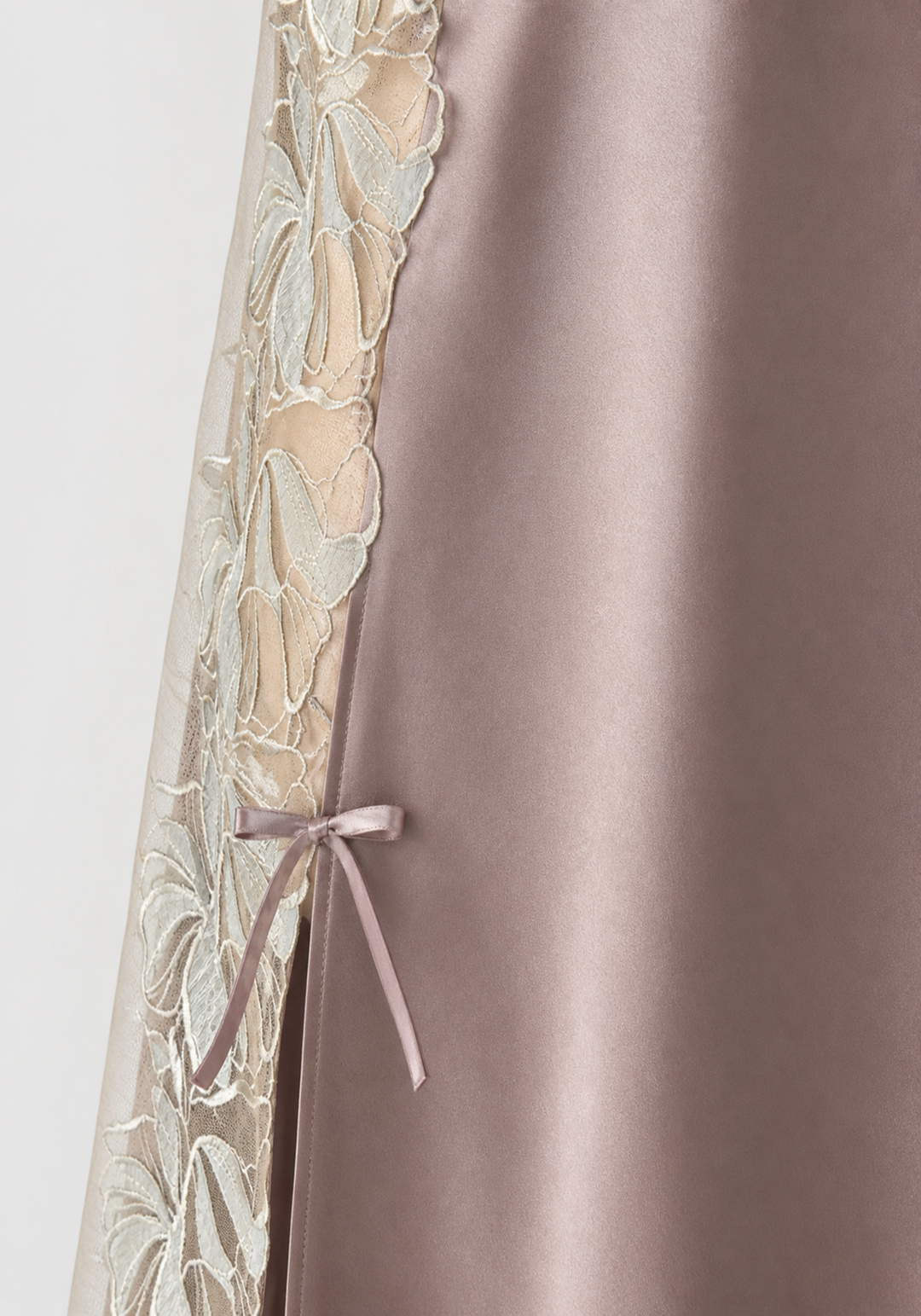 Satin Babydoll: Plain Shoulder Strap Satin Babydoll With Datel And Laces On The Sides