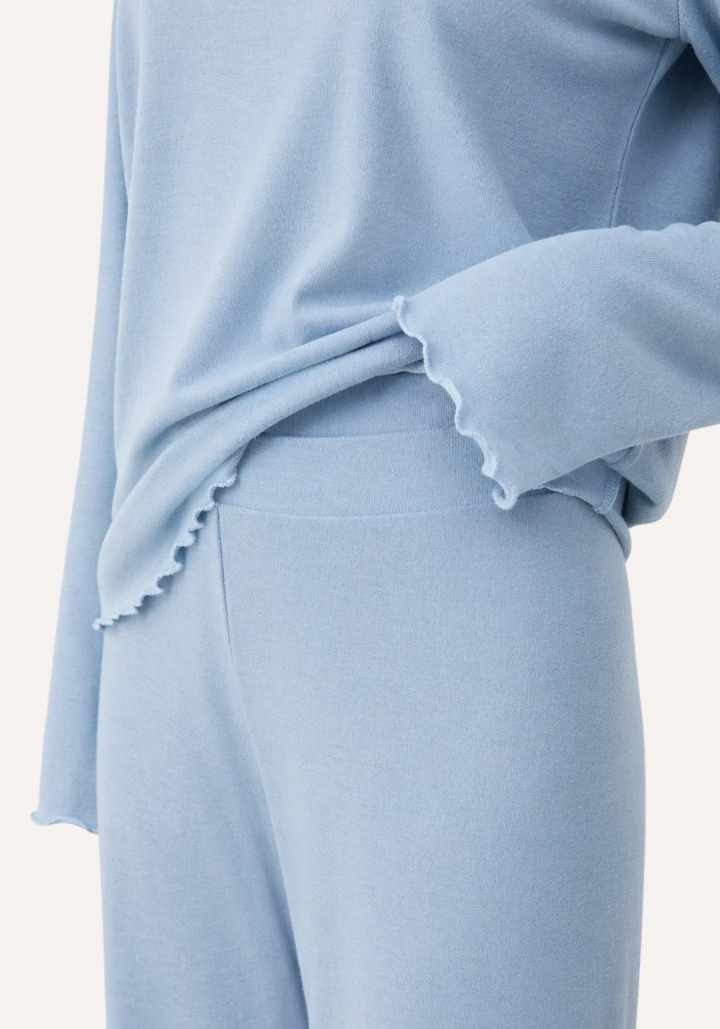 Long Sleeve Fully Plain Pajamas (Pes Vis Els)