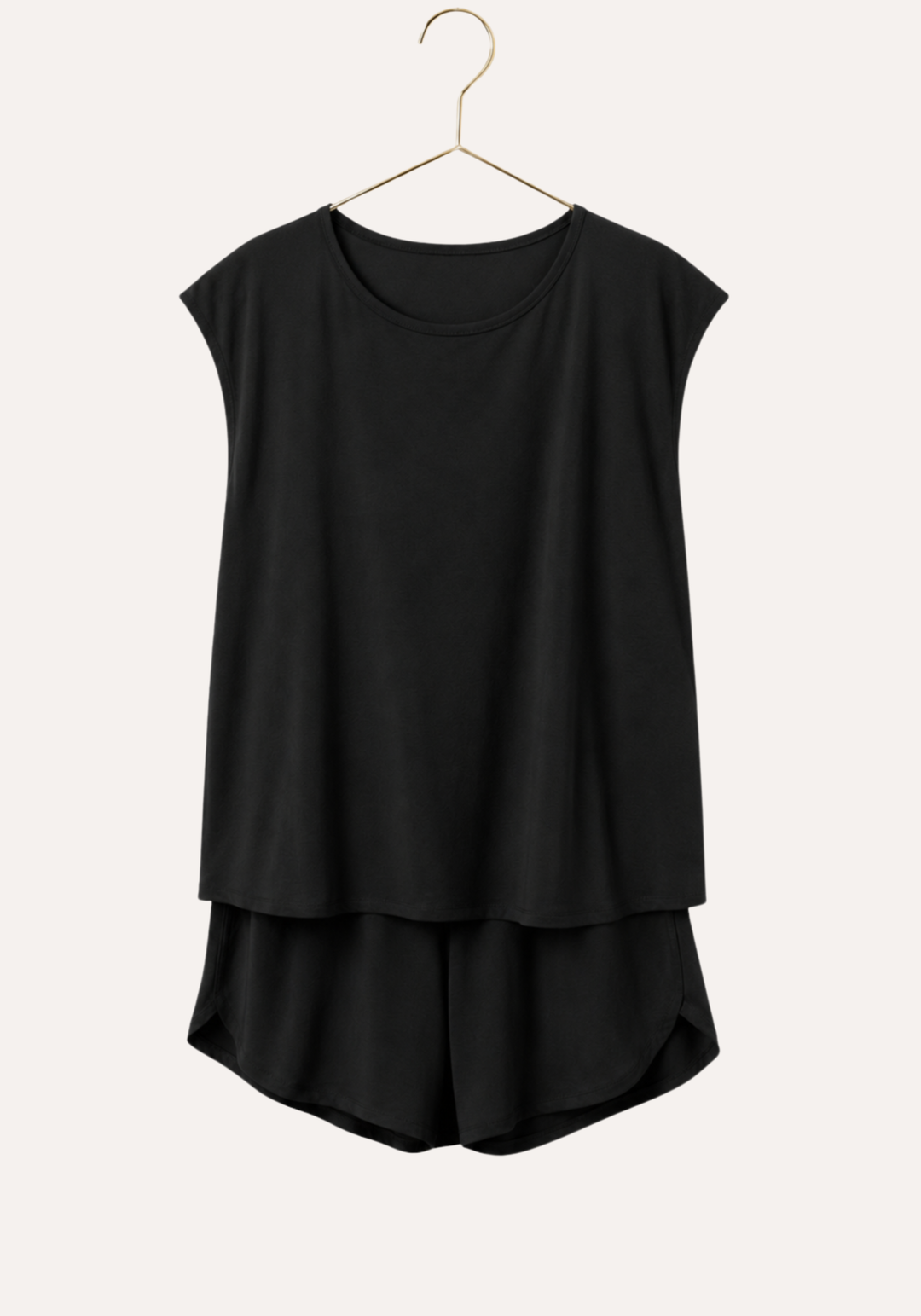 Viscose Lycra Short Sleeve Top And Short Set
