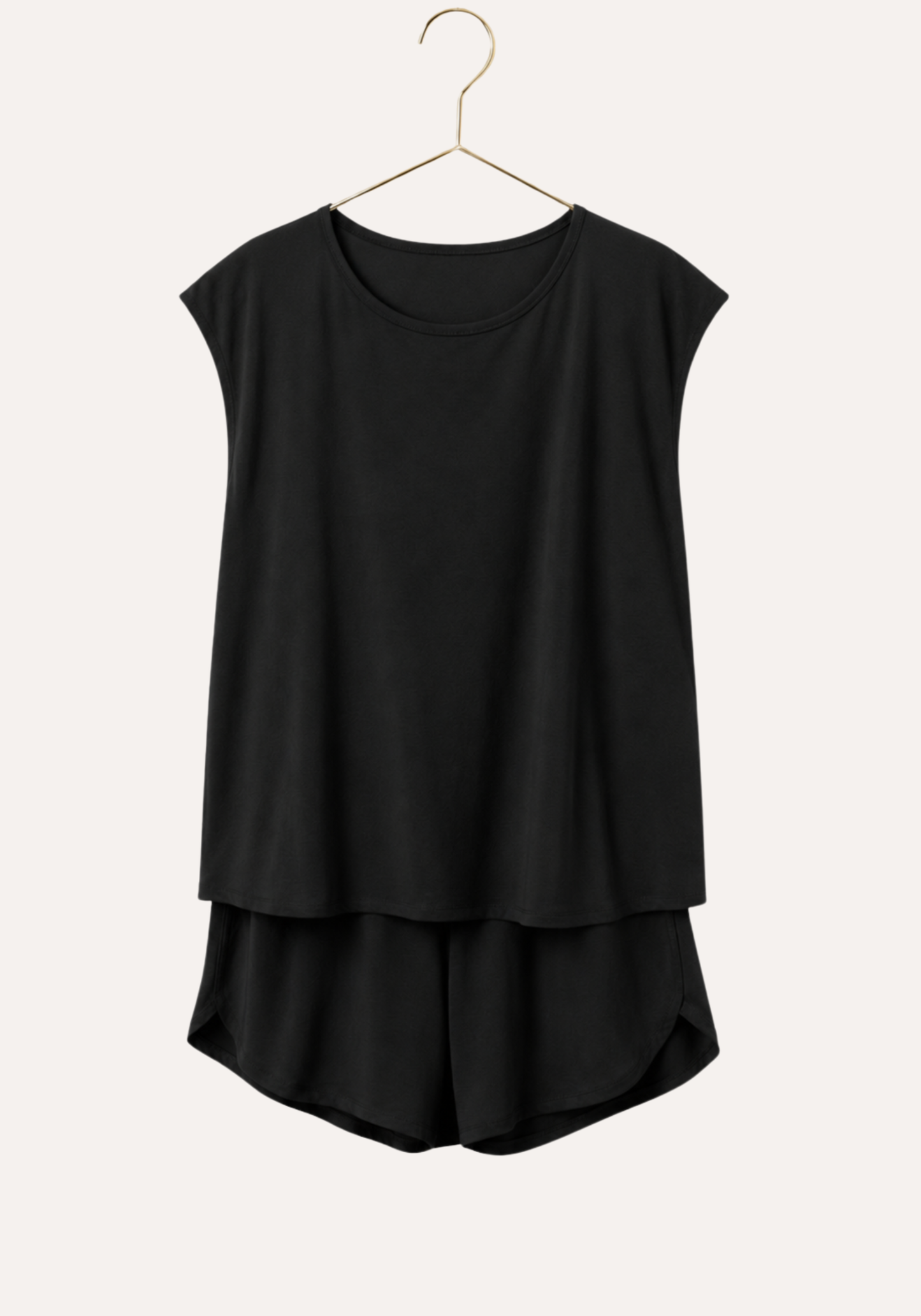 Viscose Lycra Short Sleeve Top And Short Set
