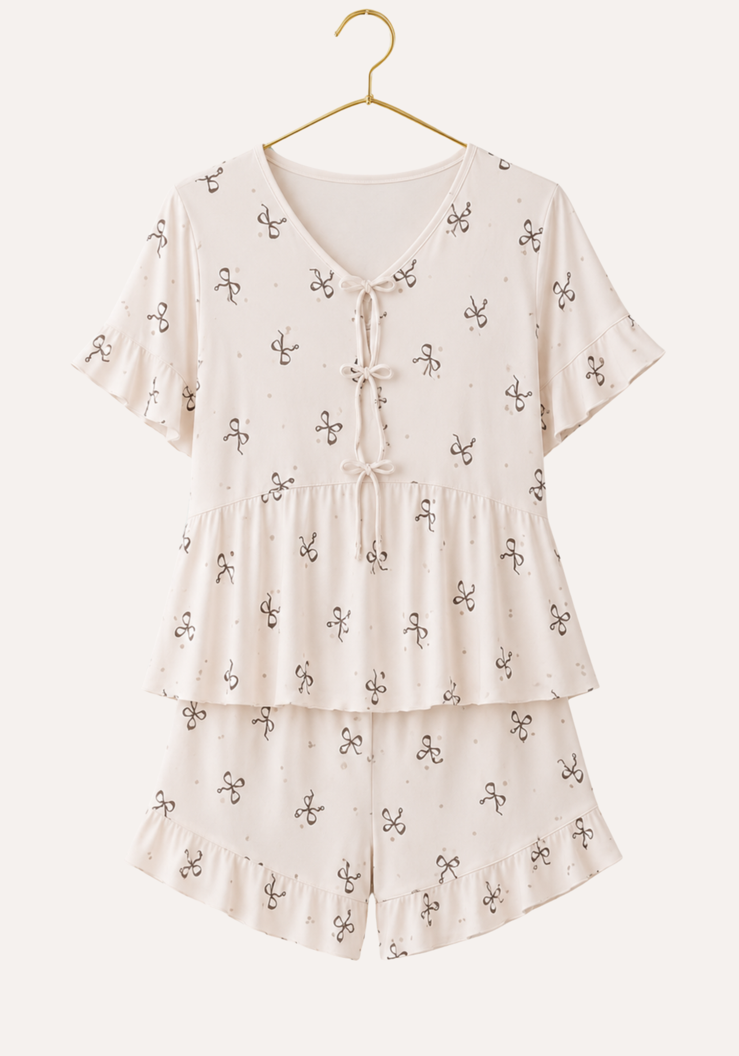 Short Sleeve Top And Short Set