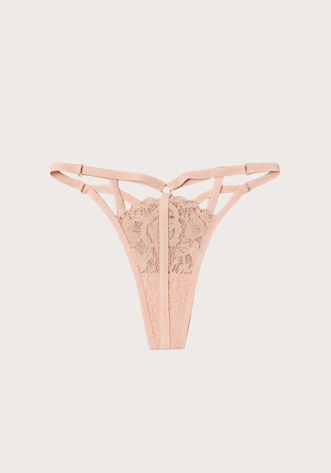 Straps G-String With Lace Detail Panties