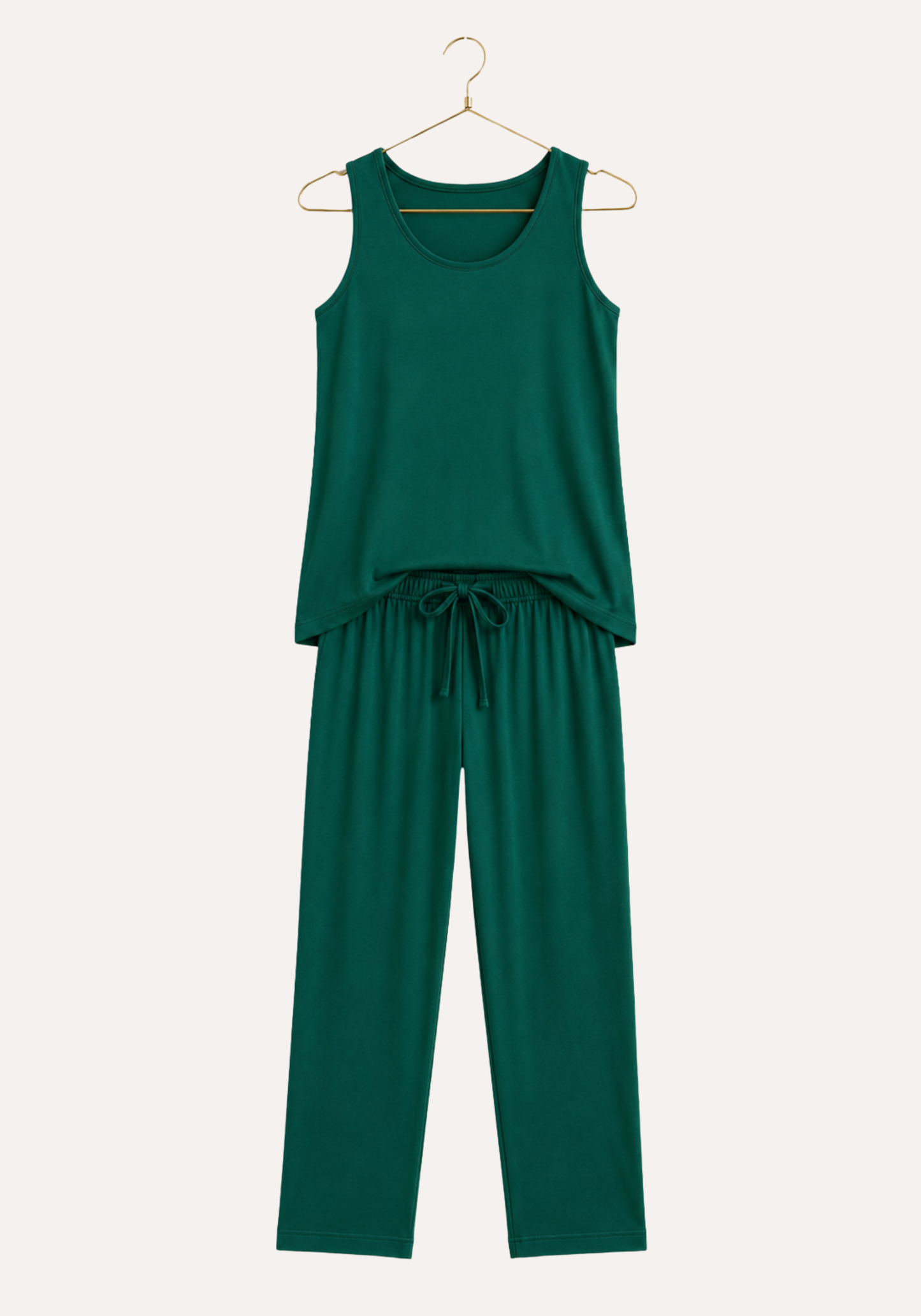 Modal Pajama: Sleeveless Top And Bermuda Pants