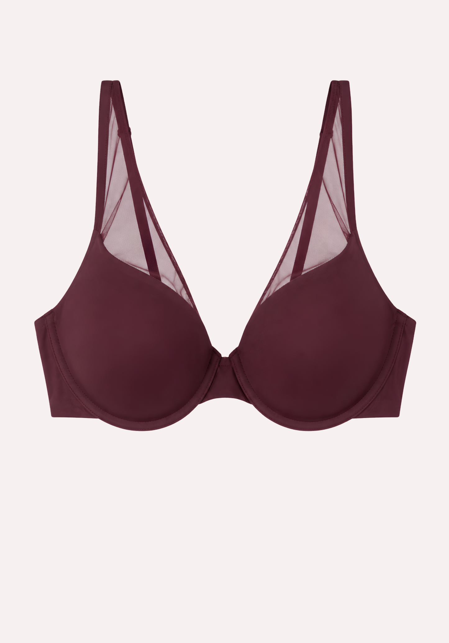 Hollow Breast Tulle Bra