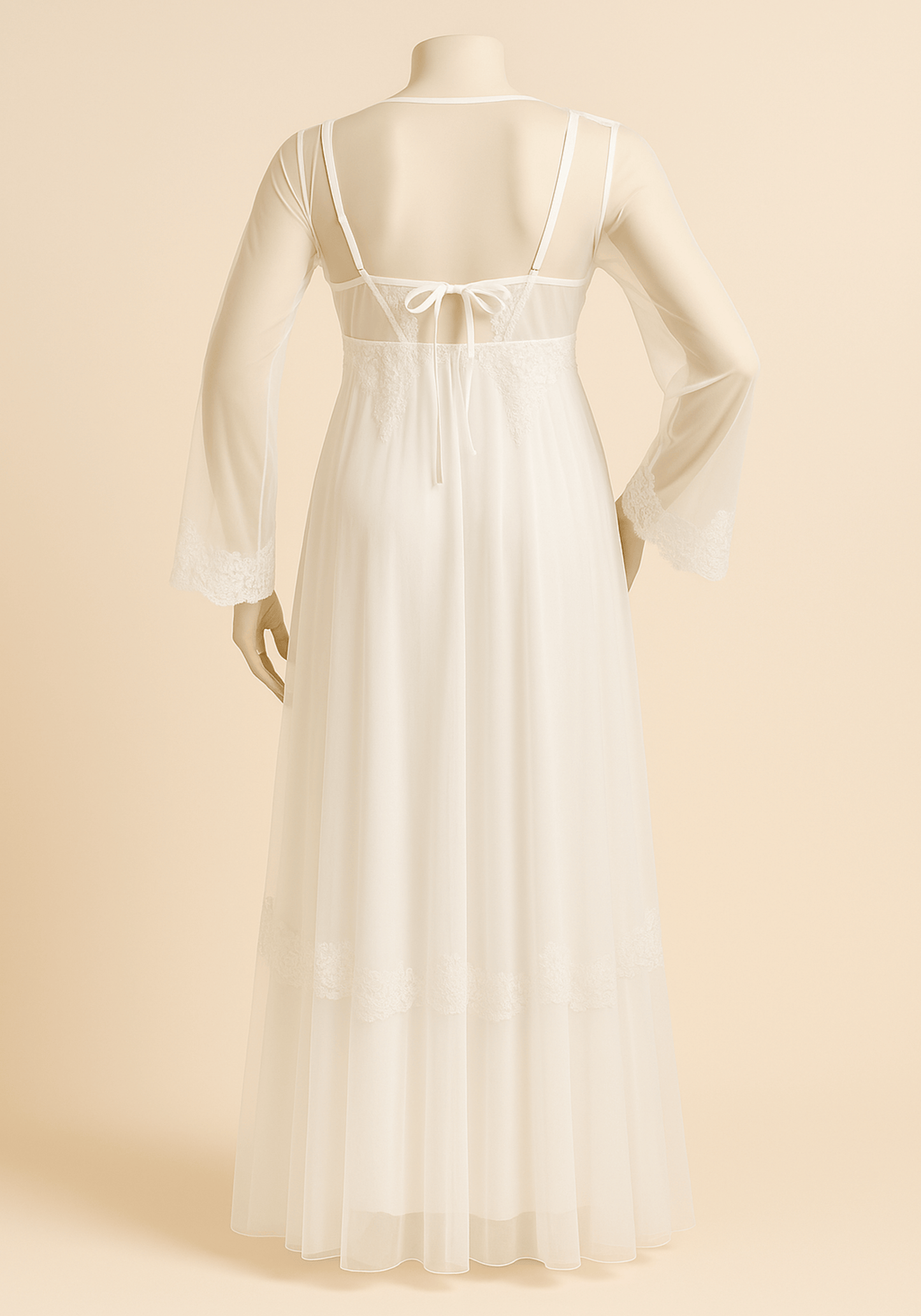 مجموعة فستان الزفاف الطويل من LNGR