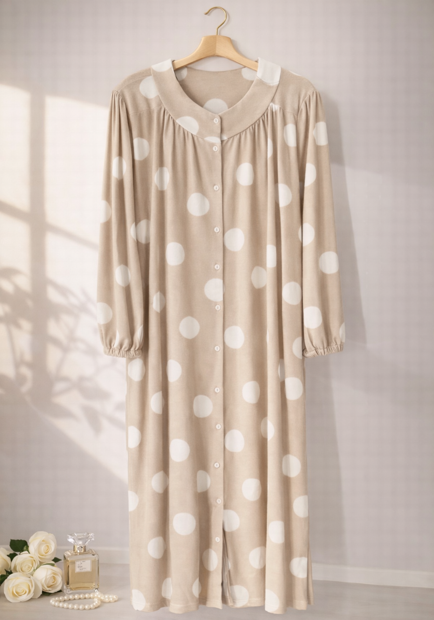 Long Sleeve Long Night Gown