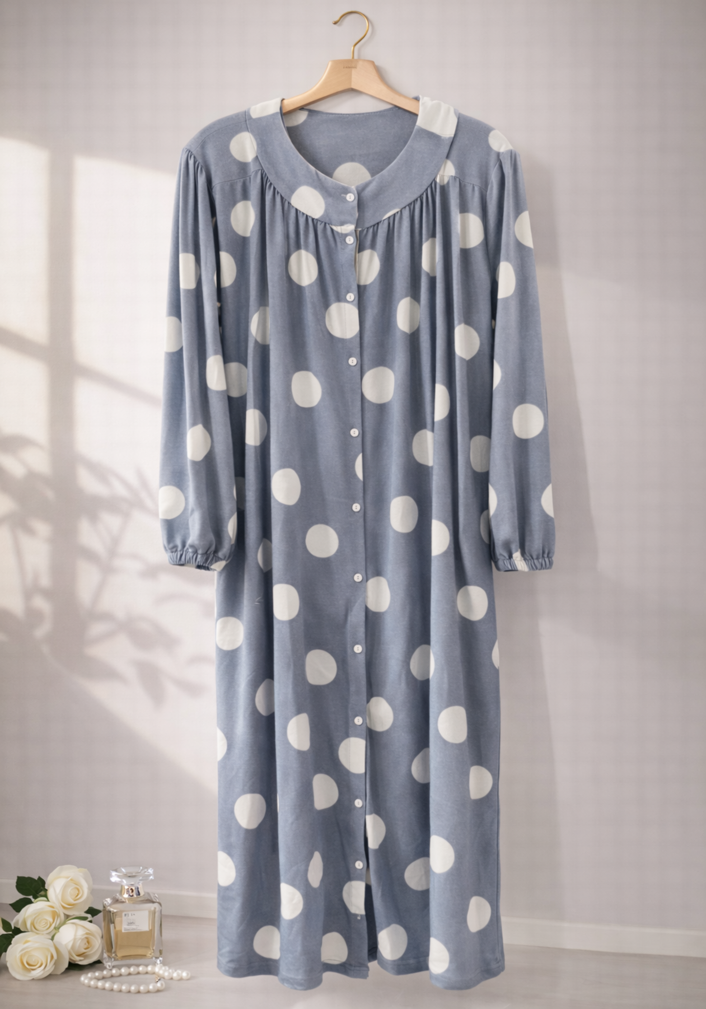 Long Sleeve Long Night Gown