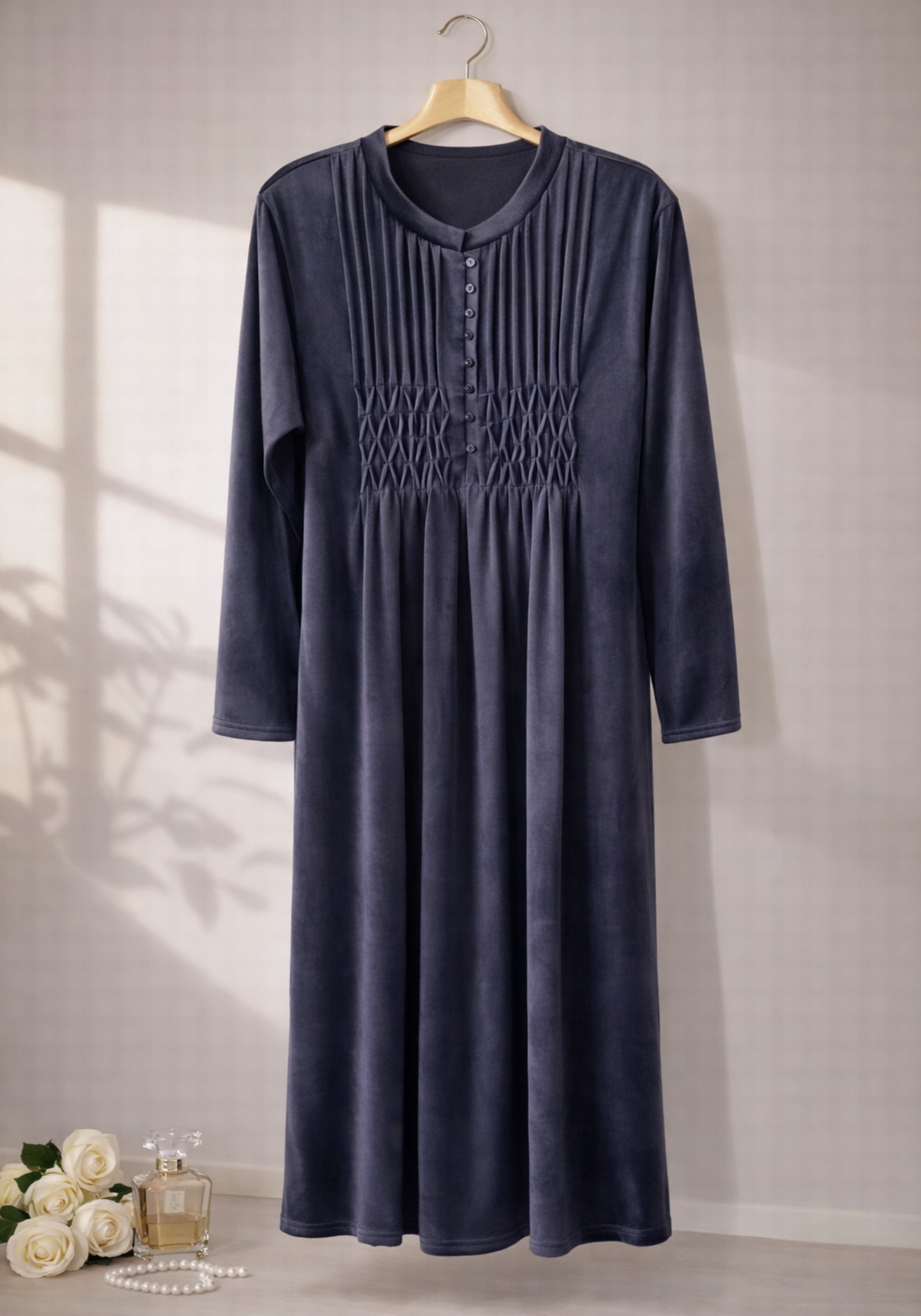 Long Sleeve Long Night Gown