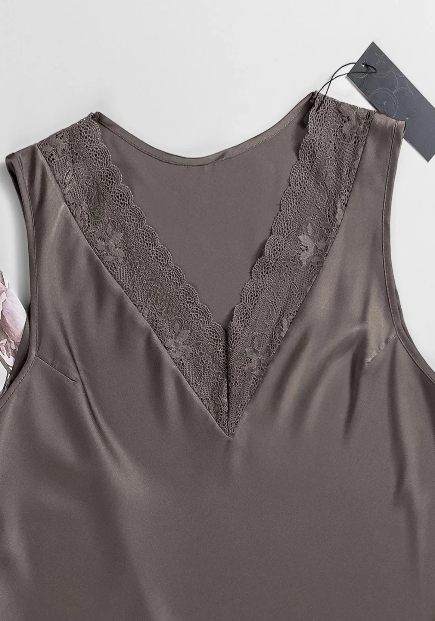 Sleeveless Satin Pajama