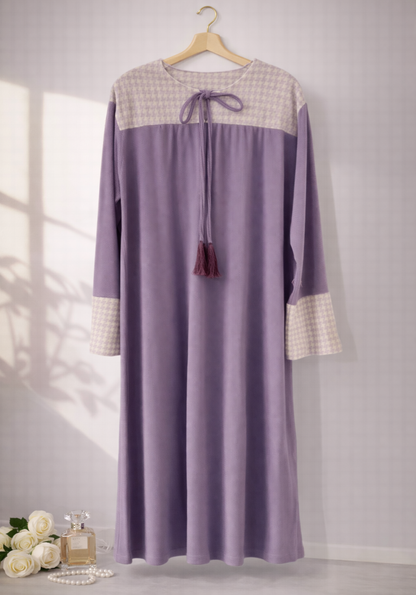 Long Sleeve Long Night Gown