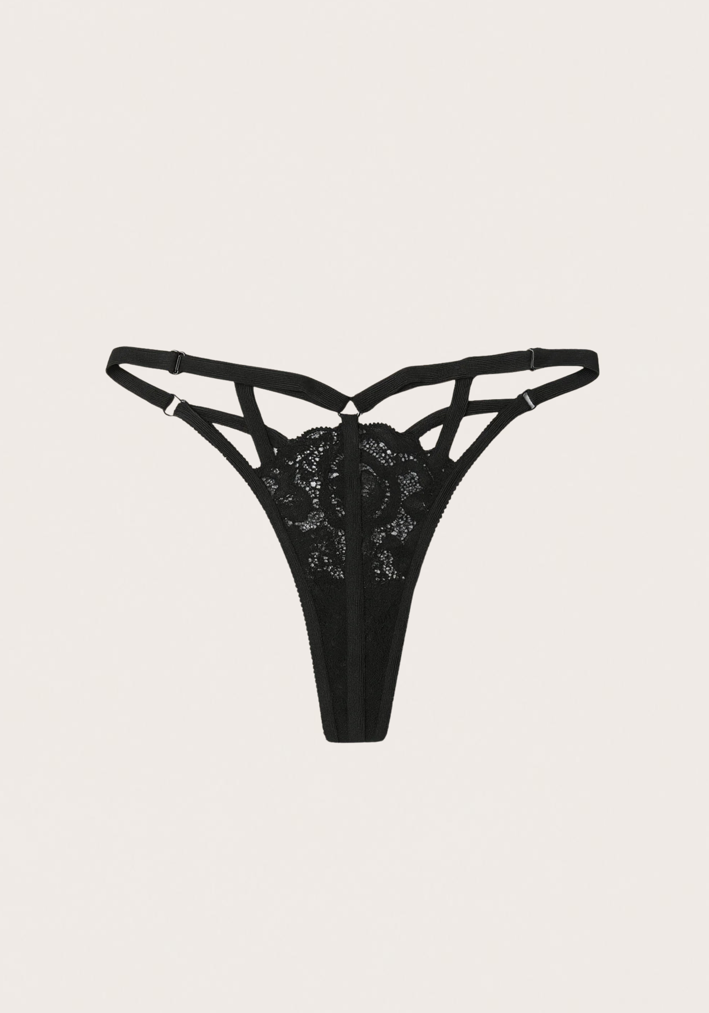 Straps G-String With Lace Detail Panties