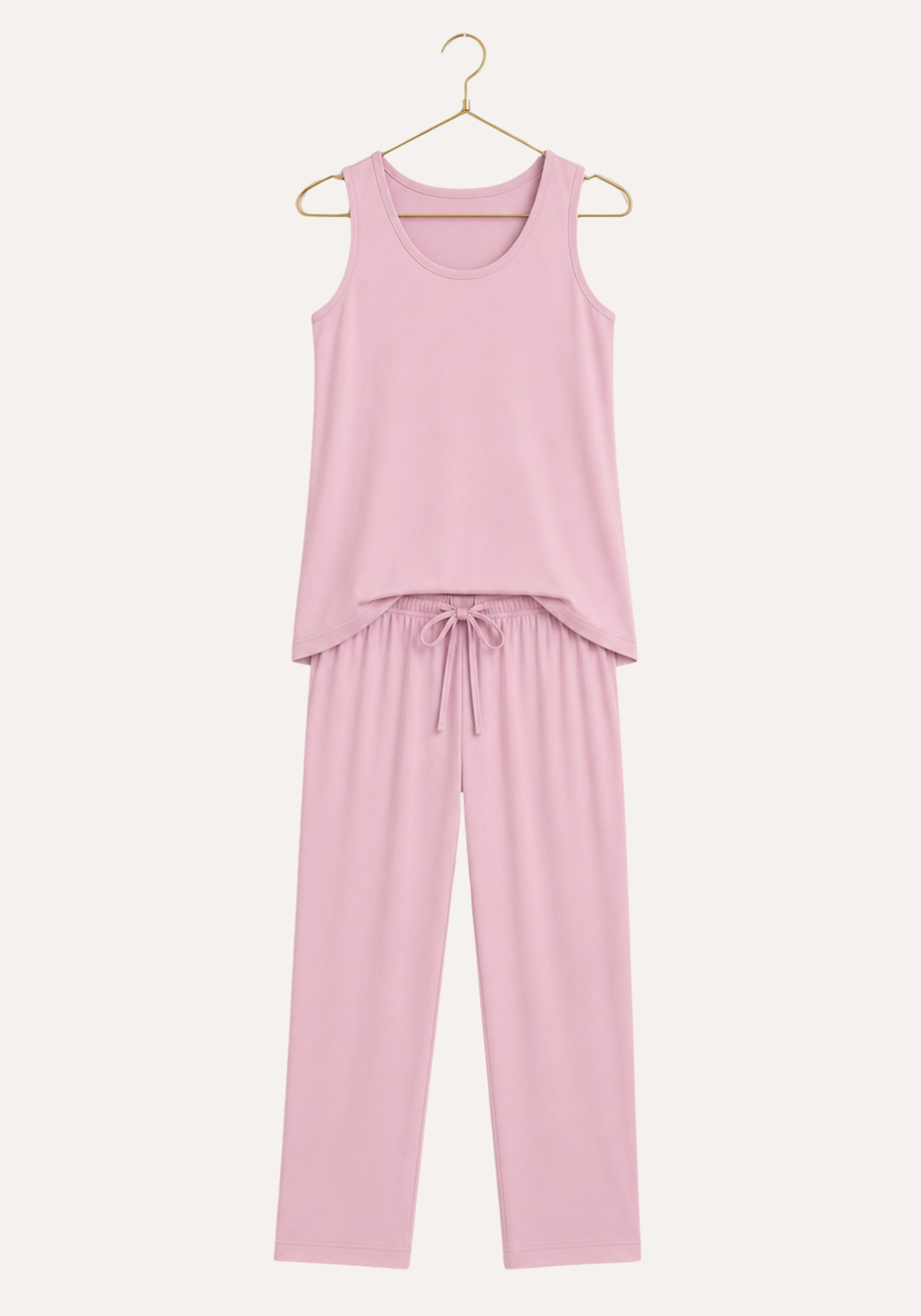 Modal Pajama: Sleeveless Top And Bermuda Pants