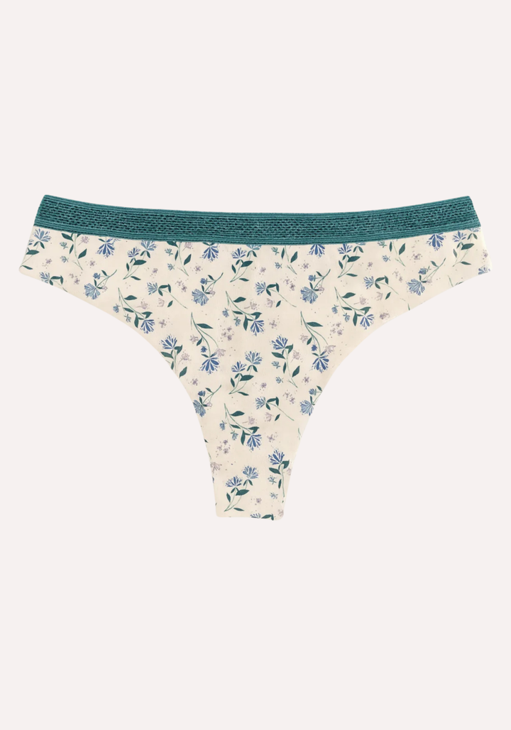 Hi Waist Wide Band Printed Bikinis