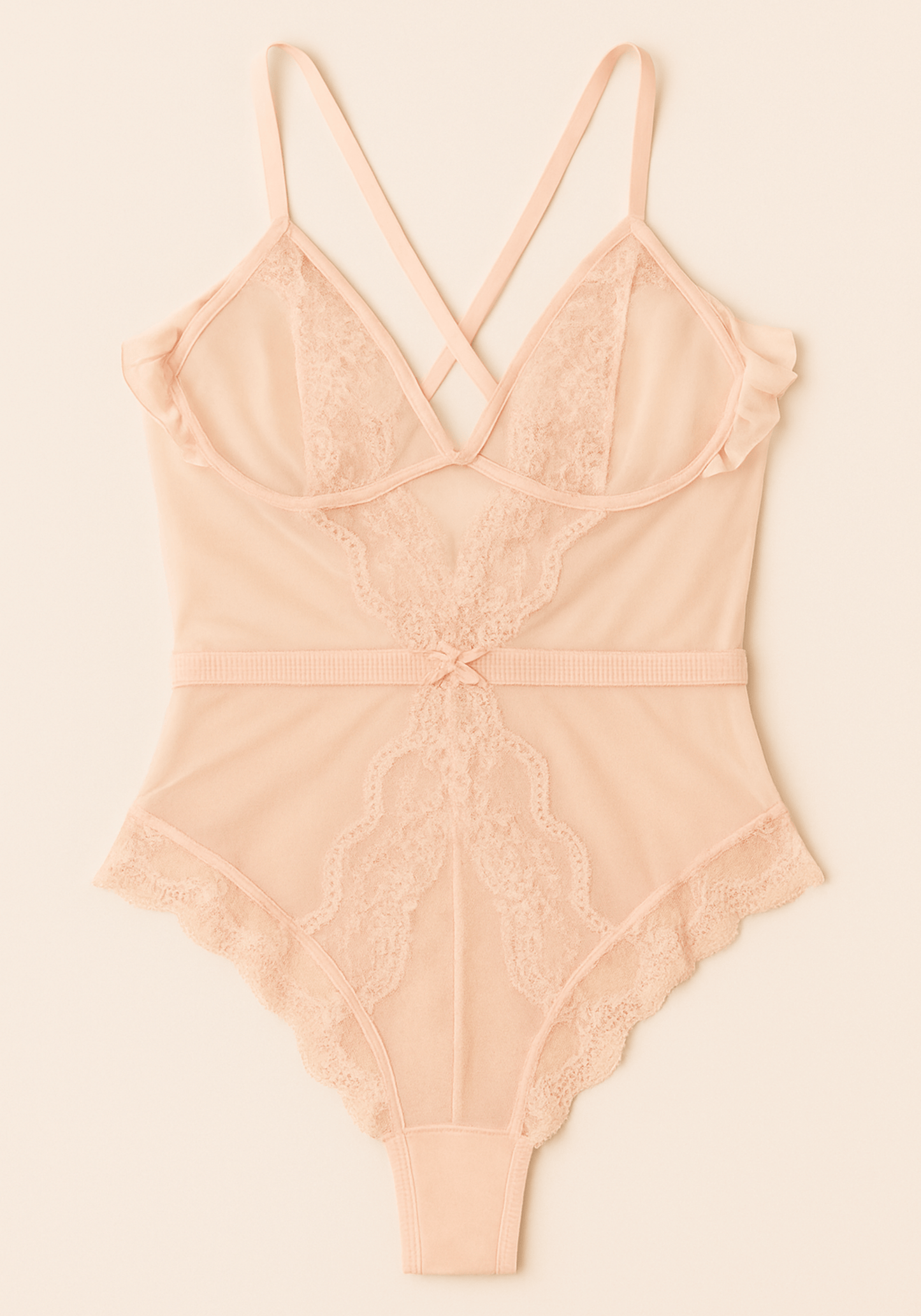 LNGR Ivresse Silk Dantel Bodysuite