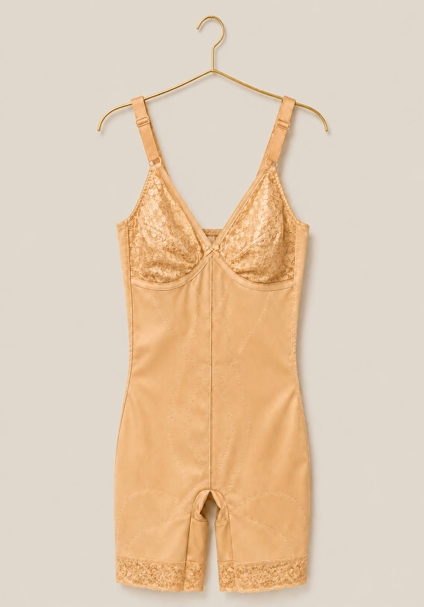 Corset: Wide Shoulder Strap Lace Cup Full Body Suite Shorts Corset With Lace Details
