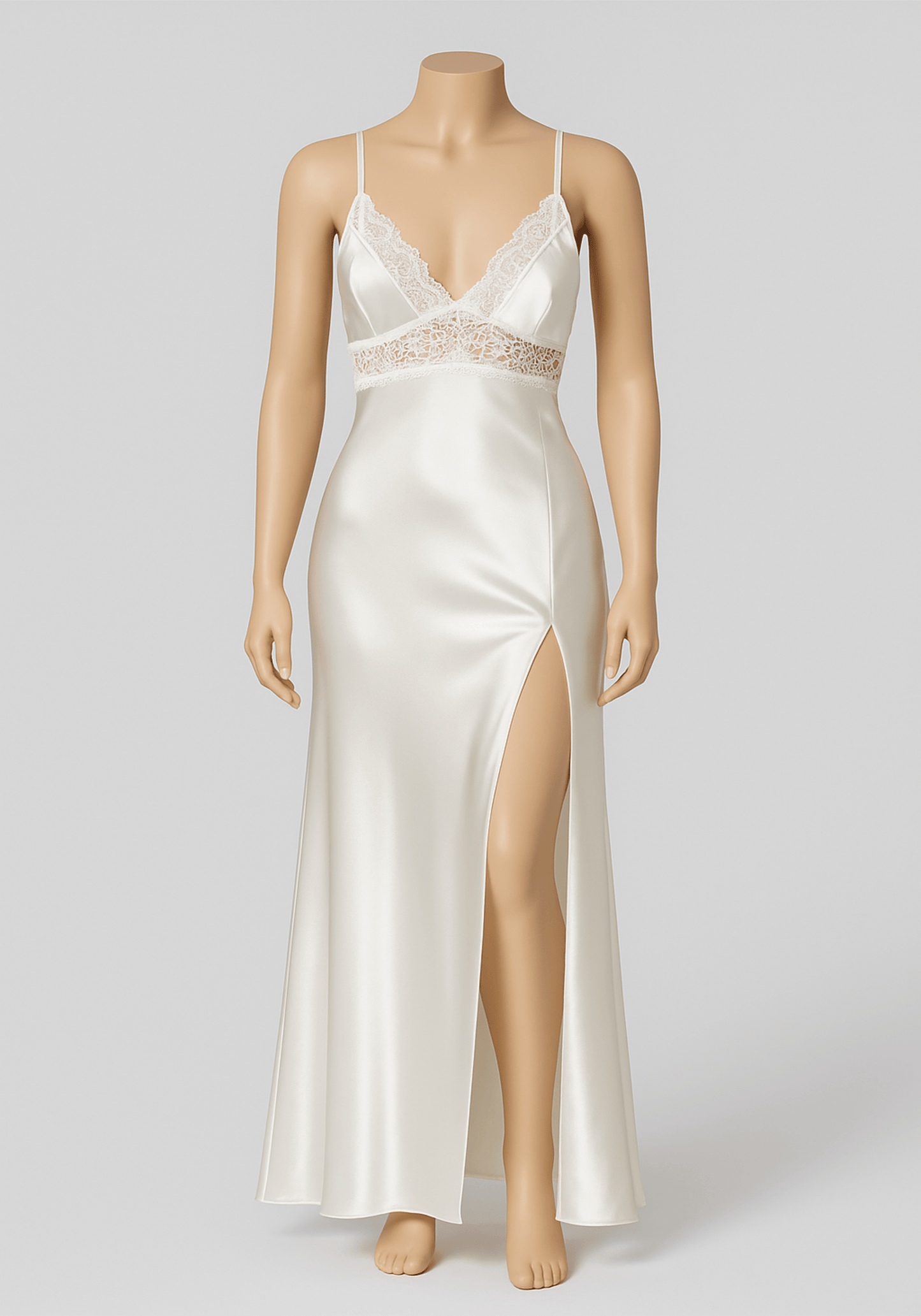 Bridal Long Satin Robe Set